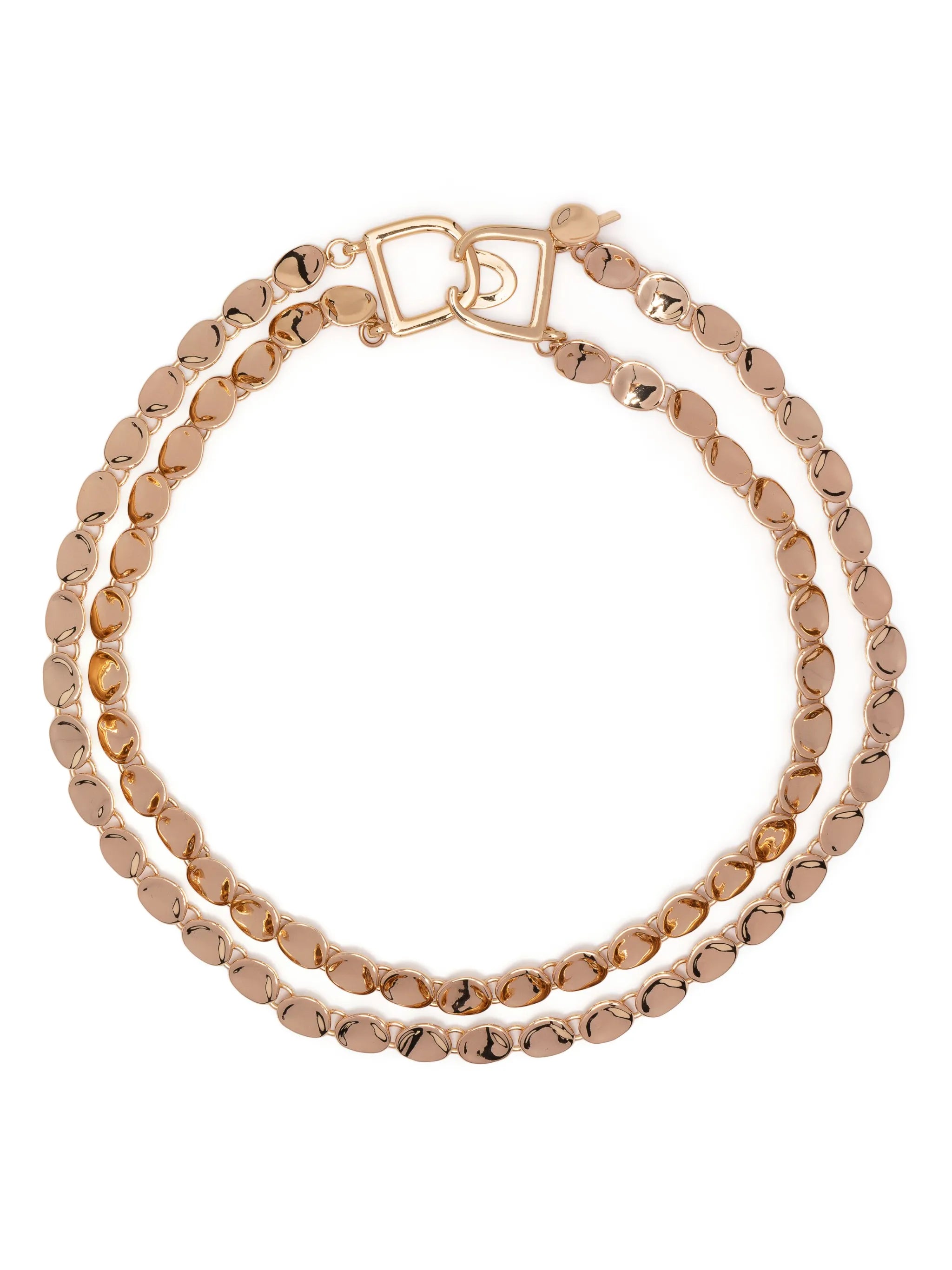 layered disc necklace