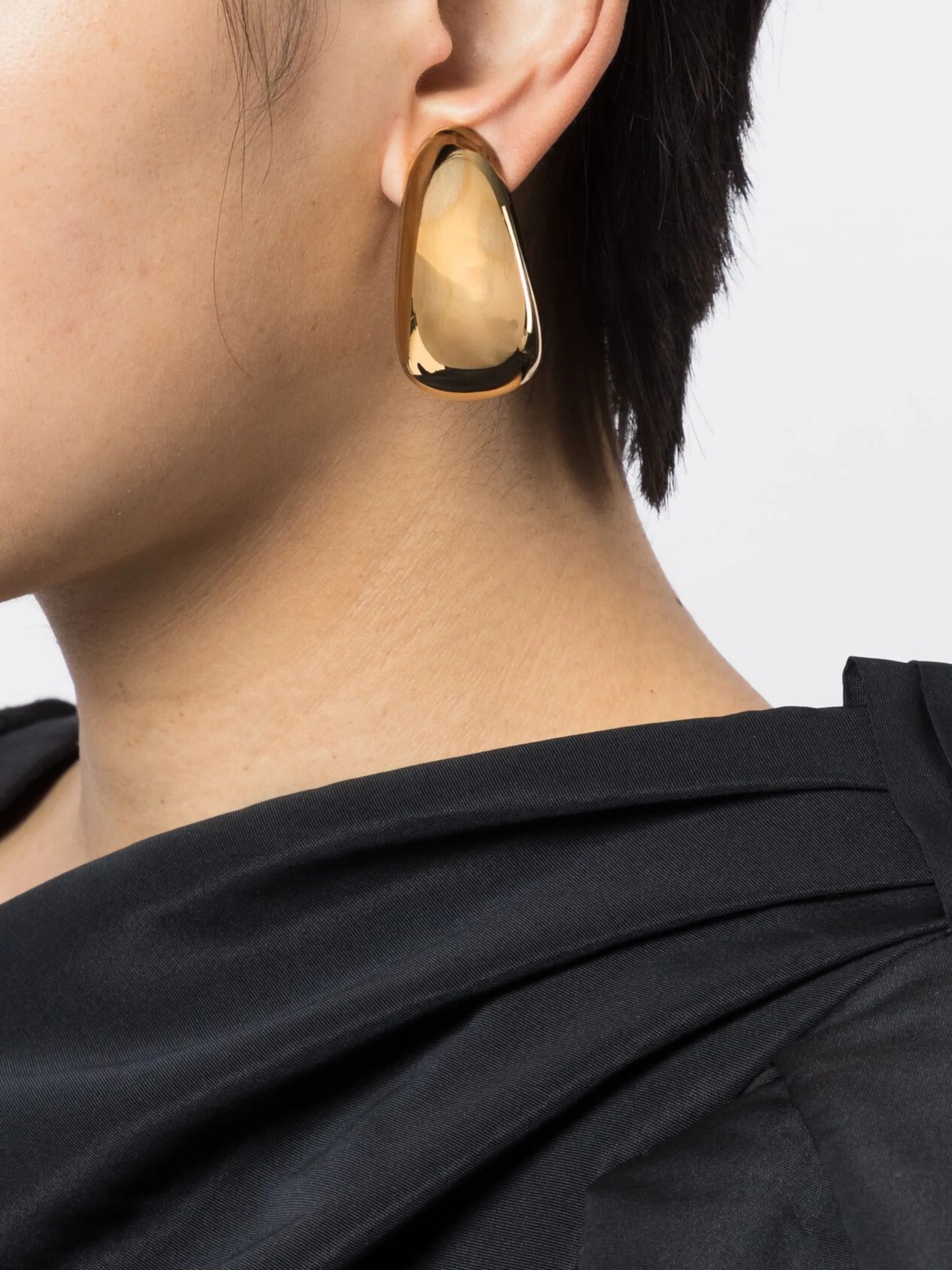half-hoop clip-on earrings