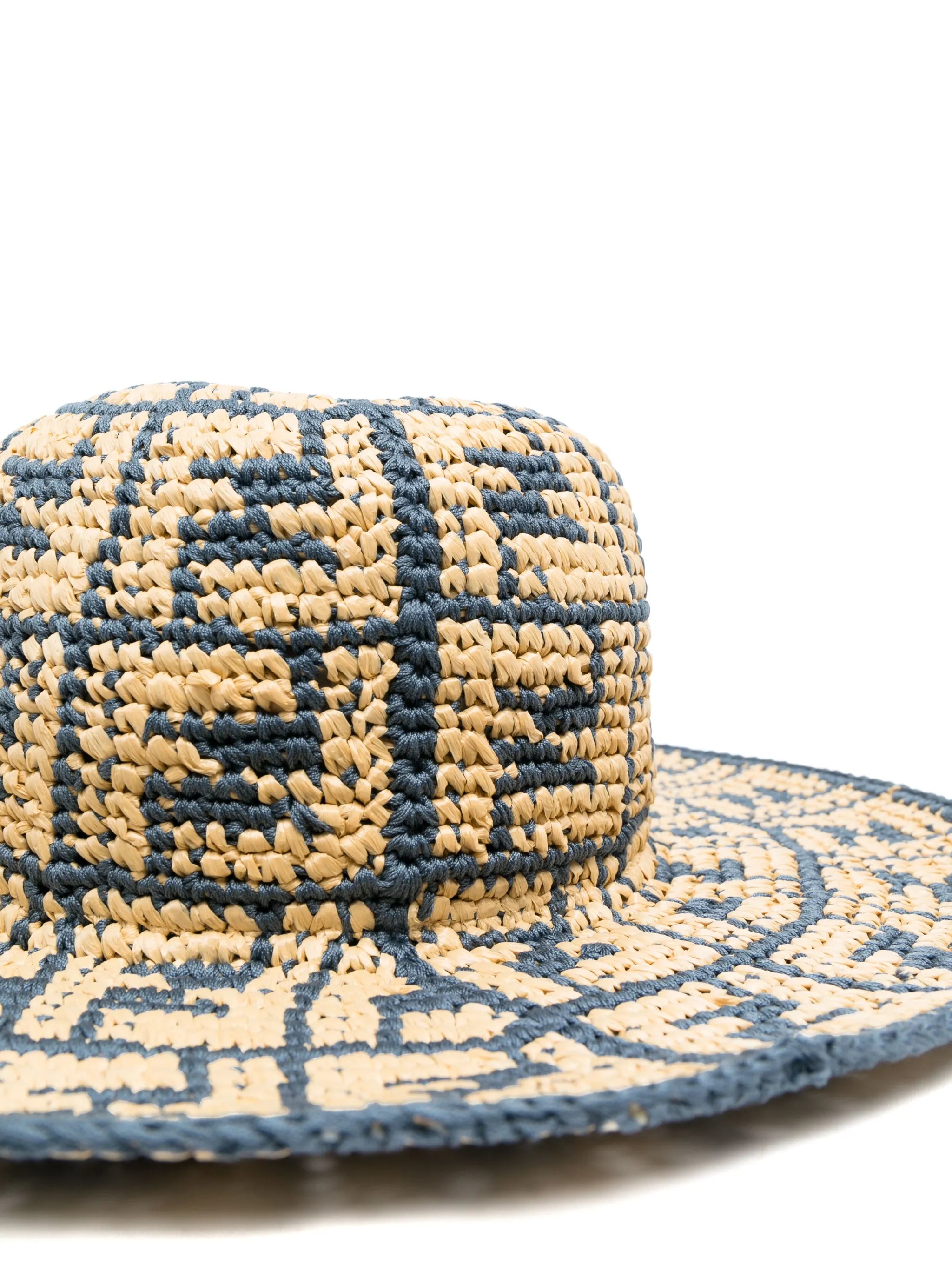 FF-logo interwoven sun hat