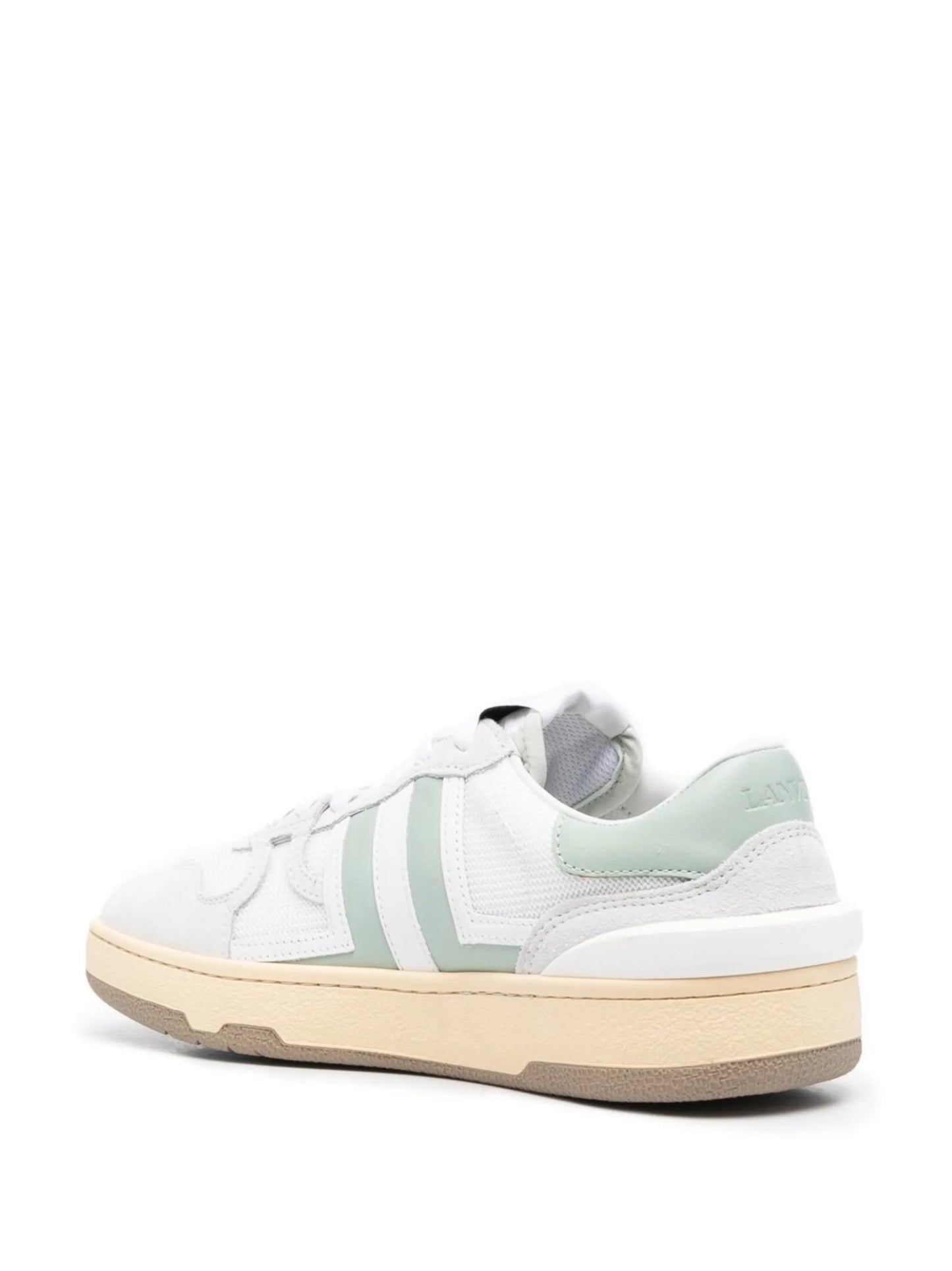 Clay panelled low-top sneakers