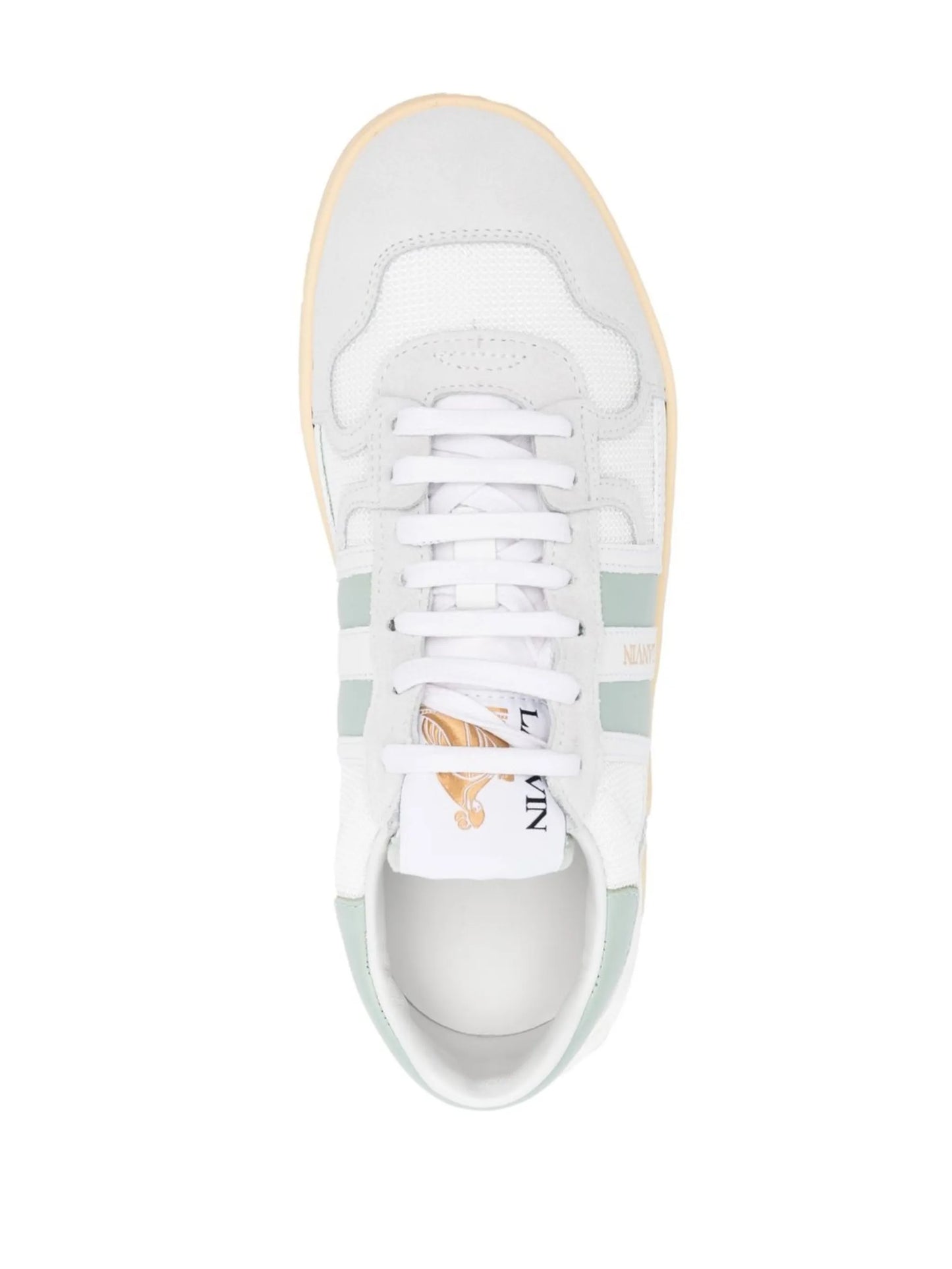 Clay panelled low-top sneakers
