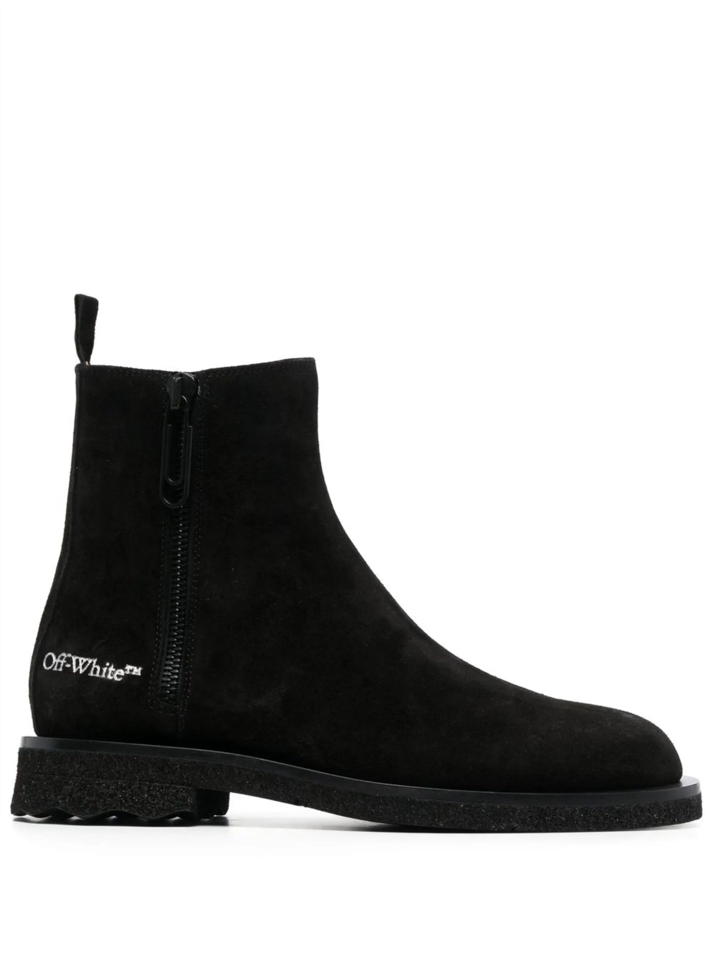 logo-print ankle boots