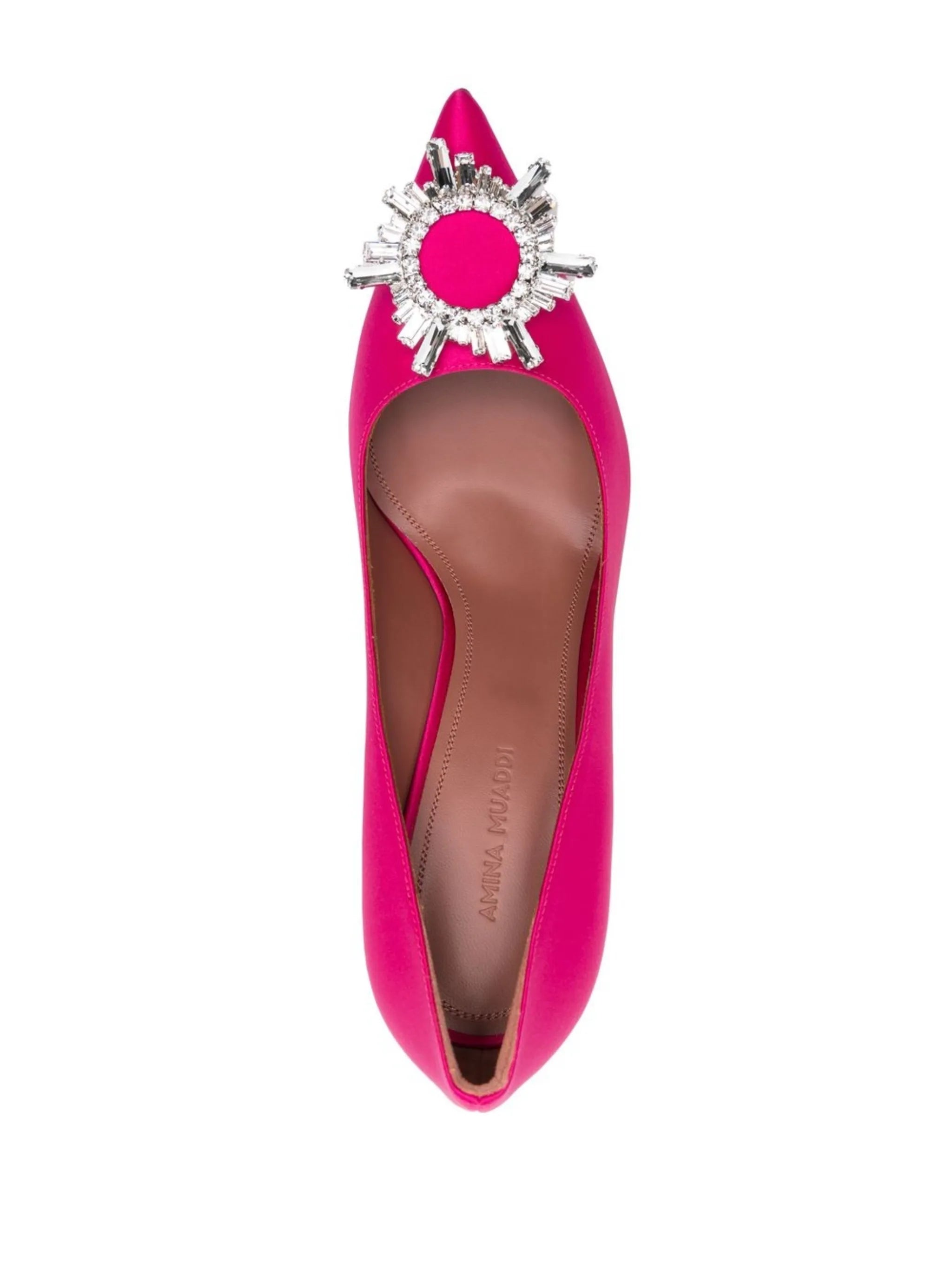 Begum crystal-embellished 105mm pumps
