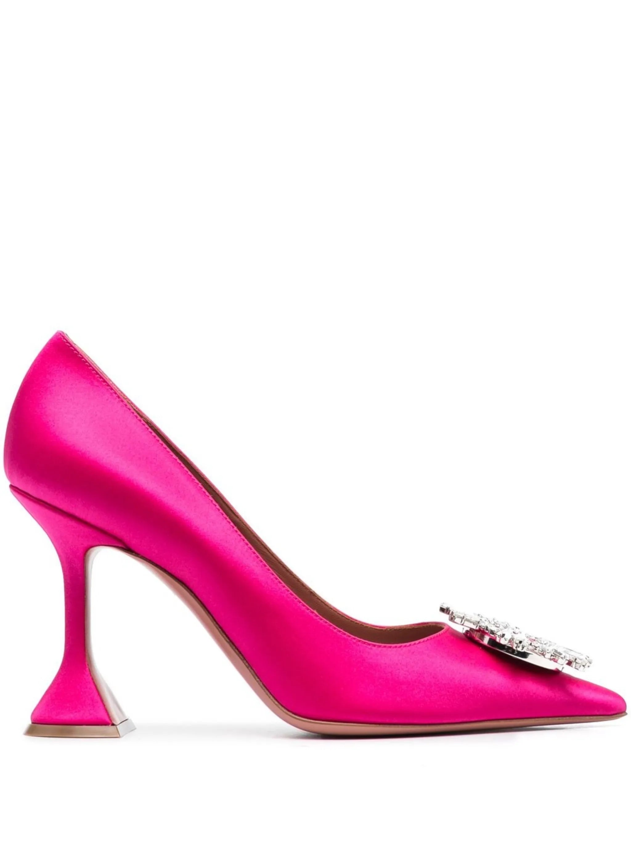Begum crystal-embellished 105mm pumps