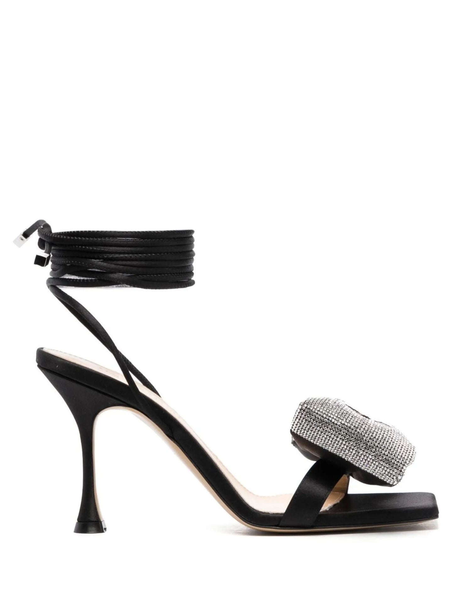 Nicole 100mm embellished bow sandals
