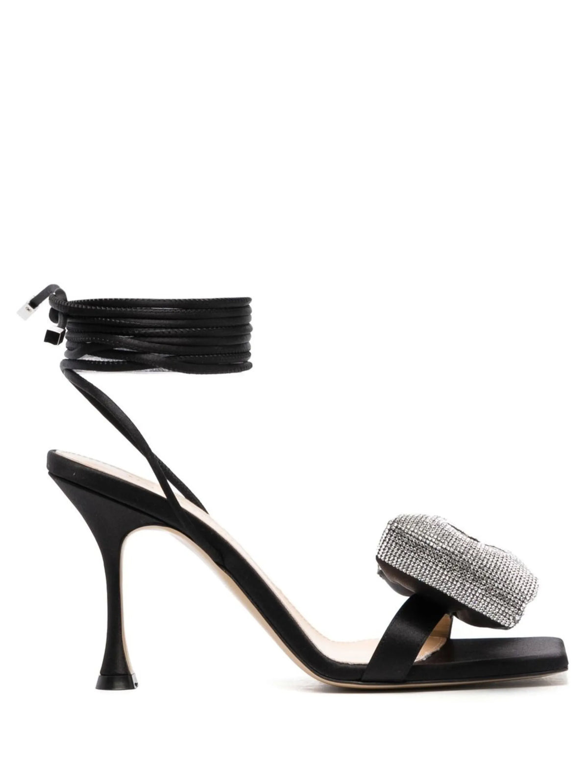 Nicole 100mm embellished bow sandals