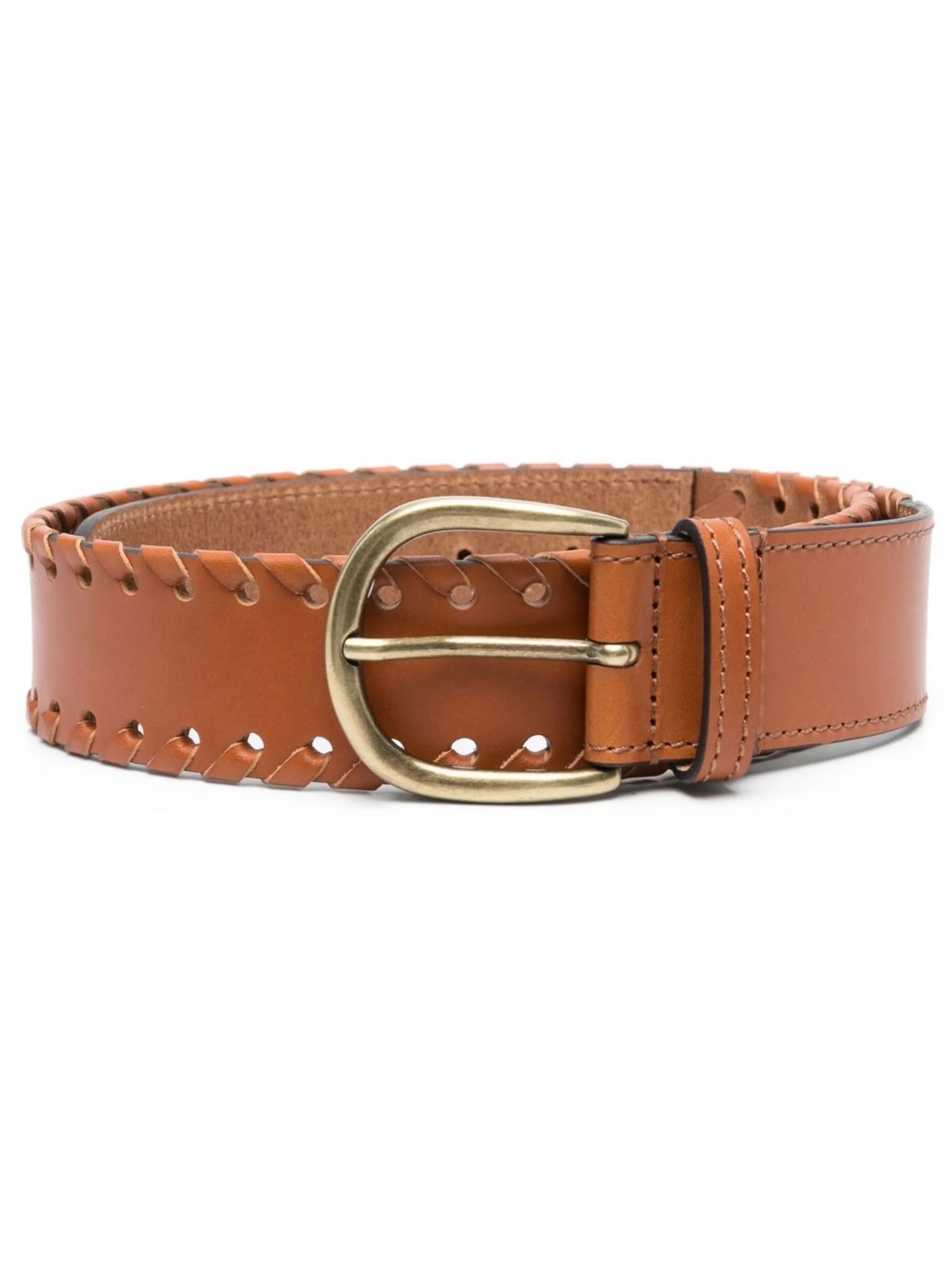 woven-edge buckle belt