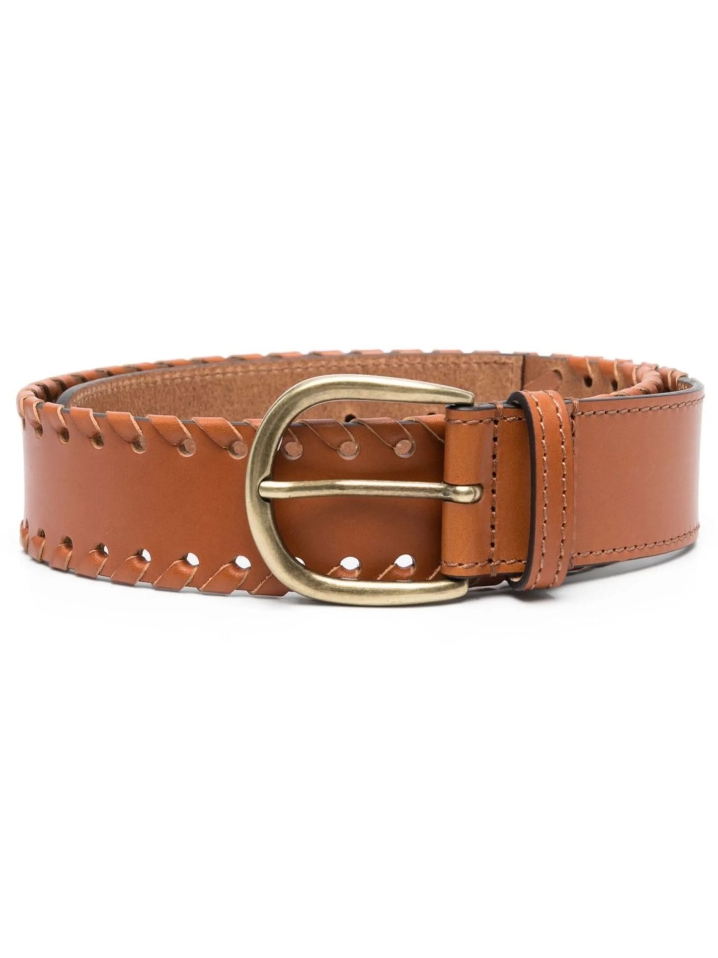 woven-edge buckle belt