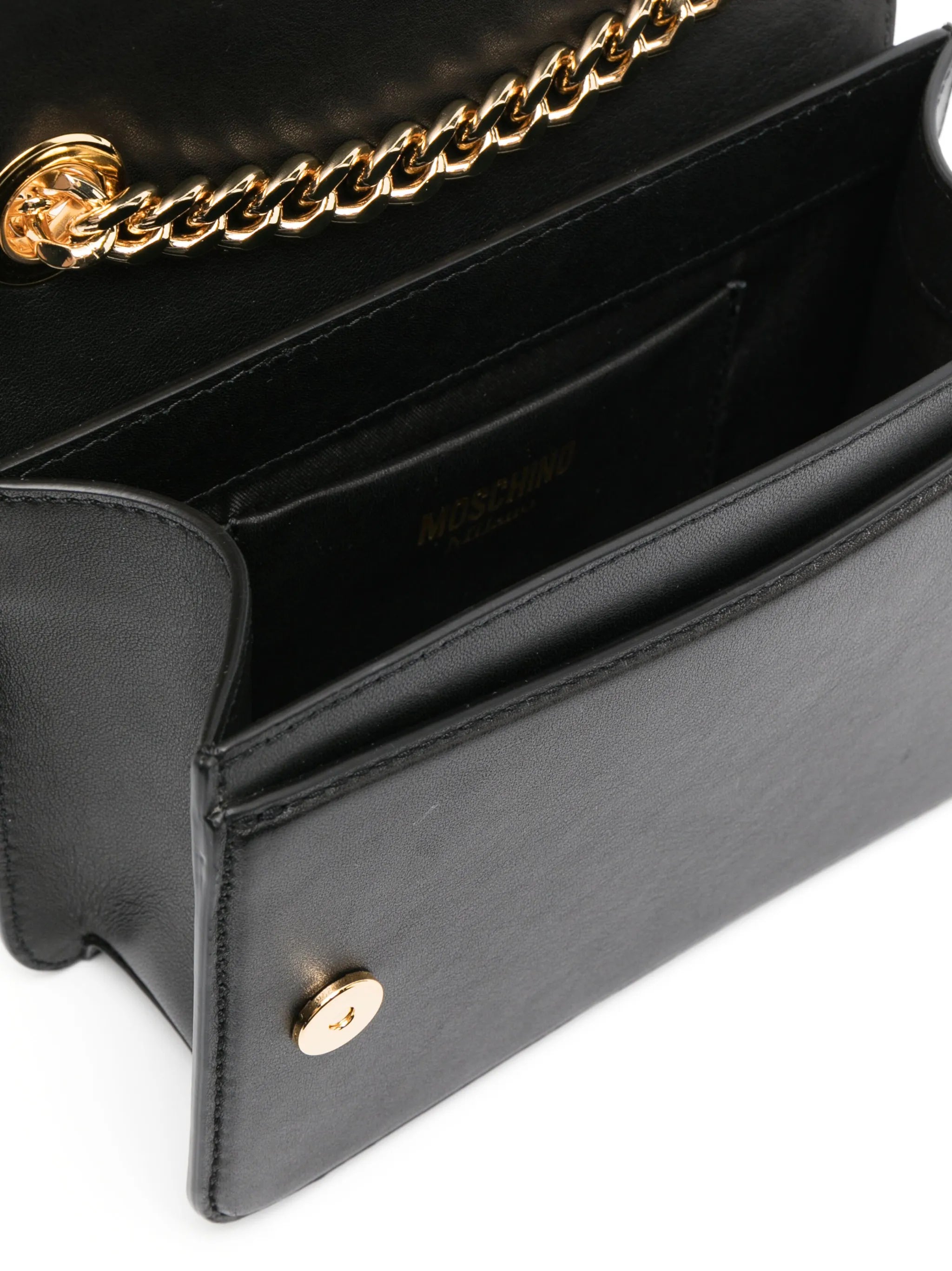 inflatable heart detail leather shoulder bag