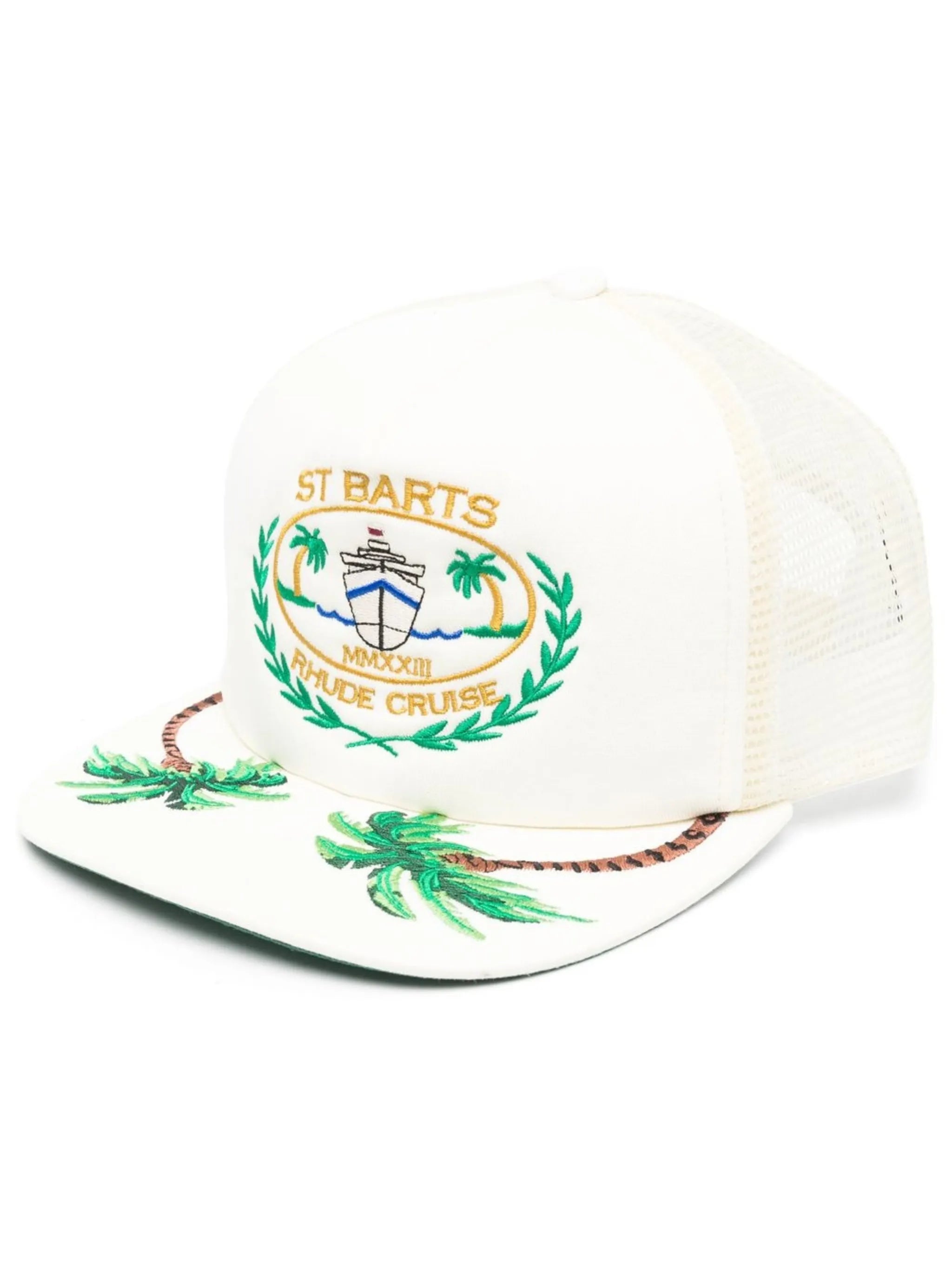 logo-patch trucker cap