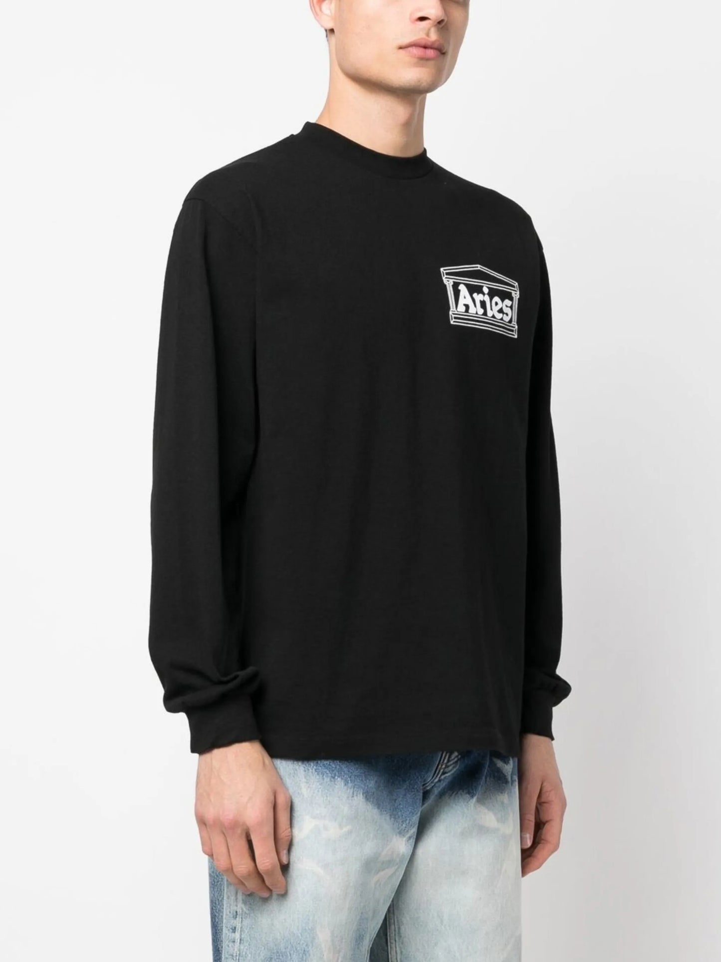 logo-print long-sleeved T-shirt