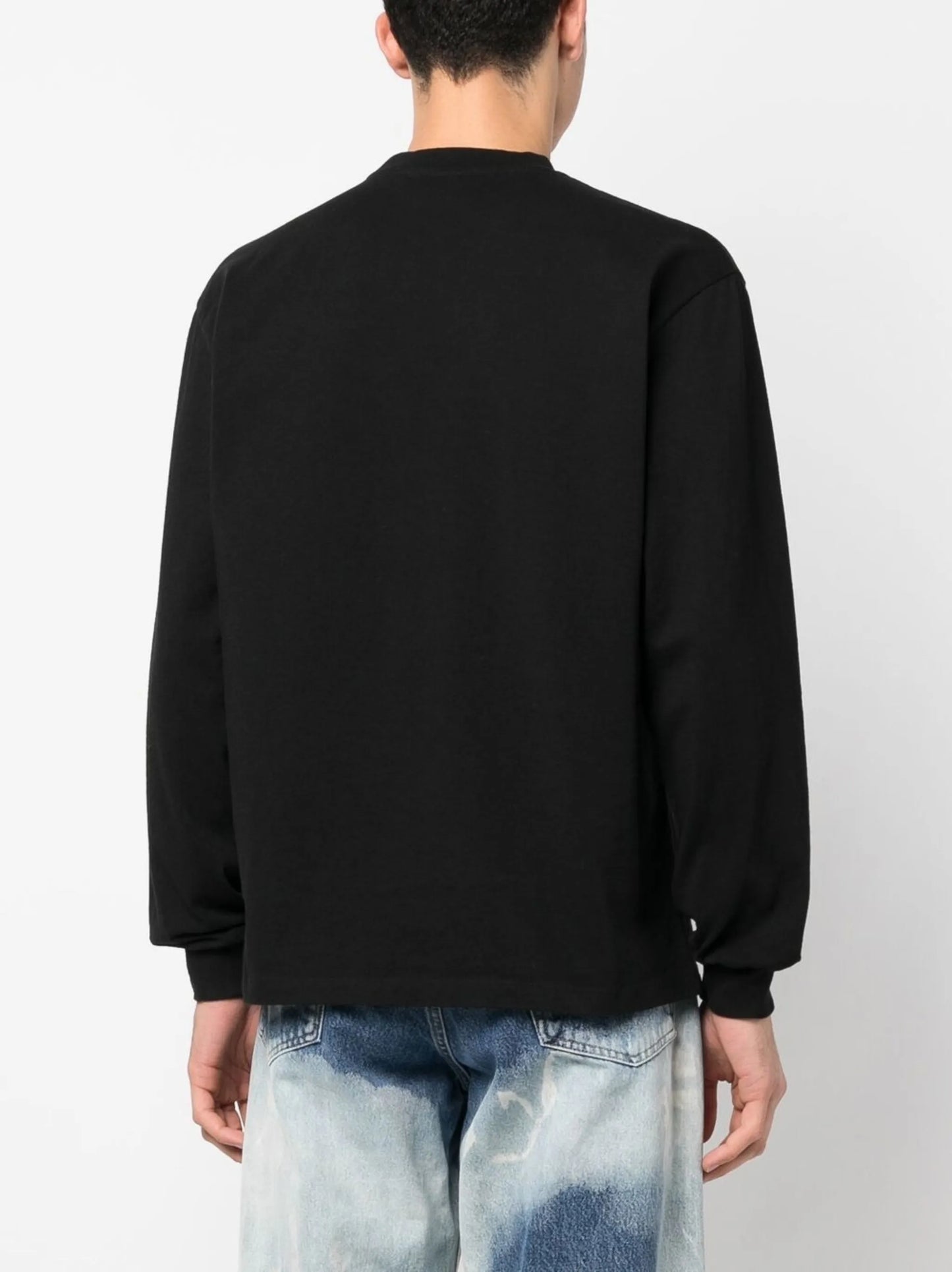 logo-print long-sleeved T-shirt