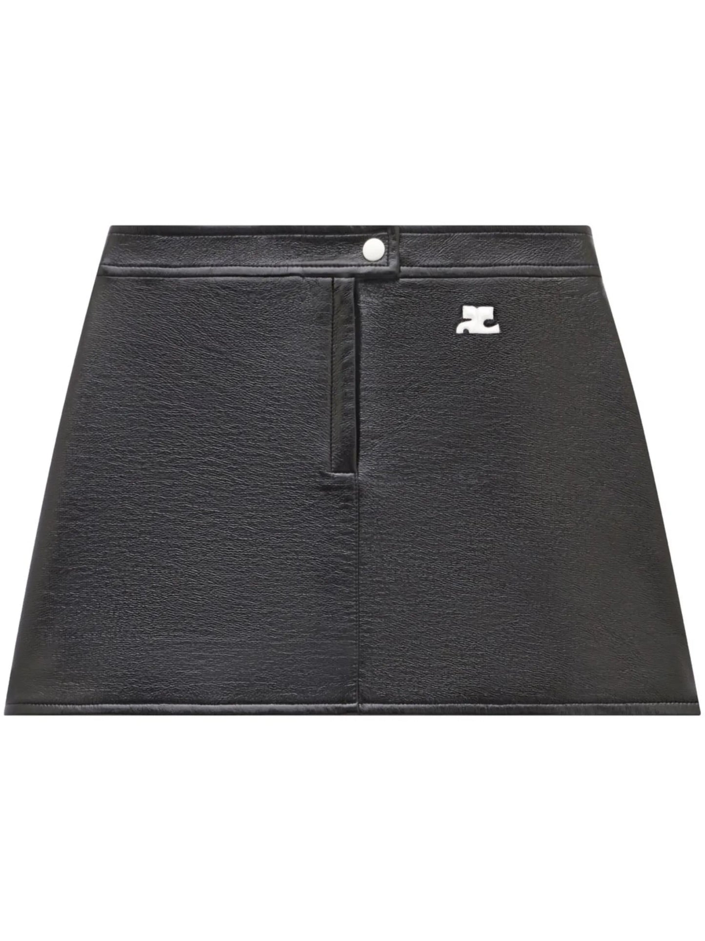 vinyl mini skirt