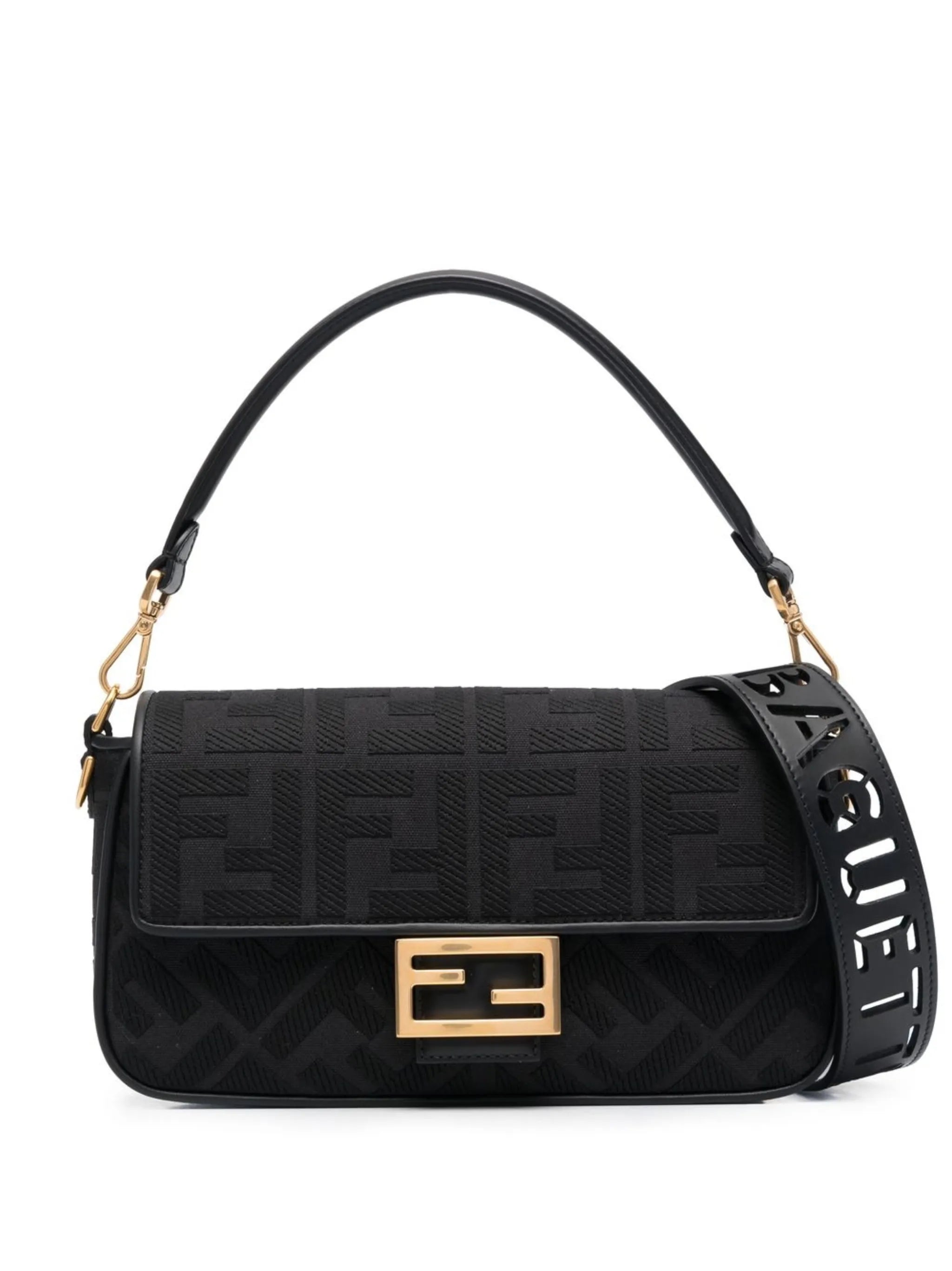 monogram-print leather crossbody bag