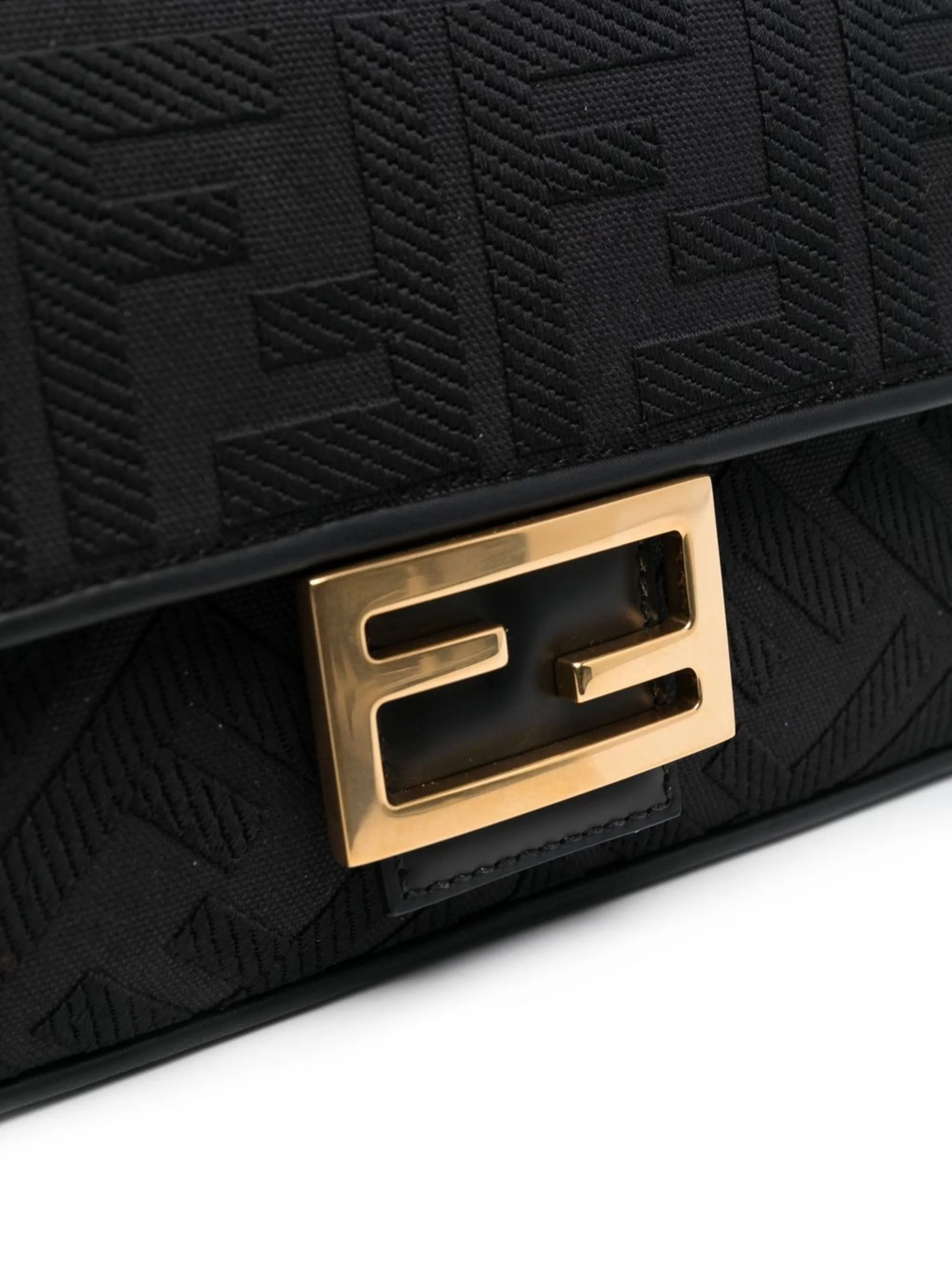 monogram-print leather crossbody bag