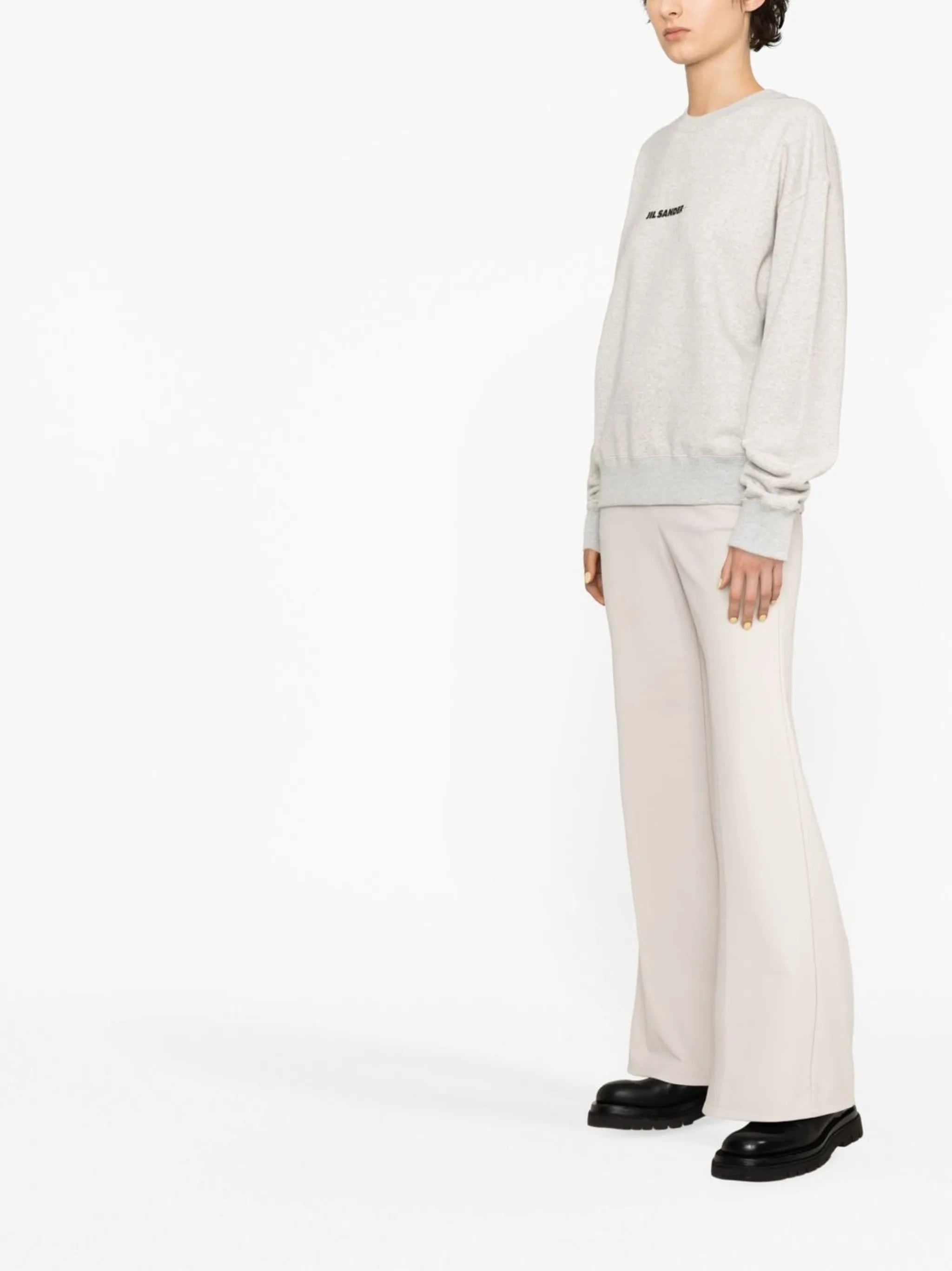 logo-print cotton sweatshirt
