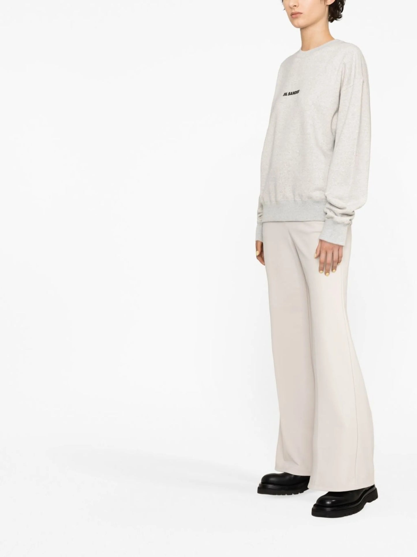 logo-print cotton sweatshirt