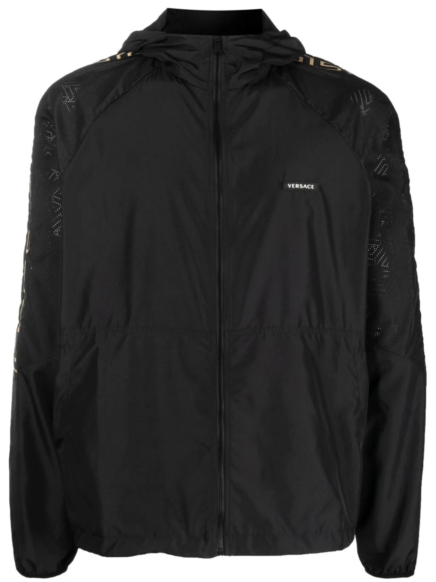 La Greca print hooded jacket
