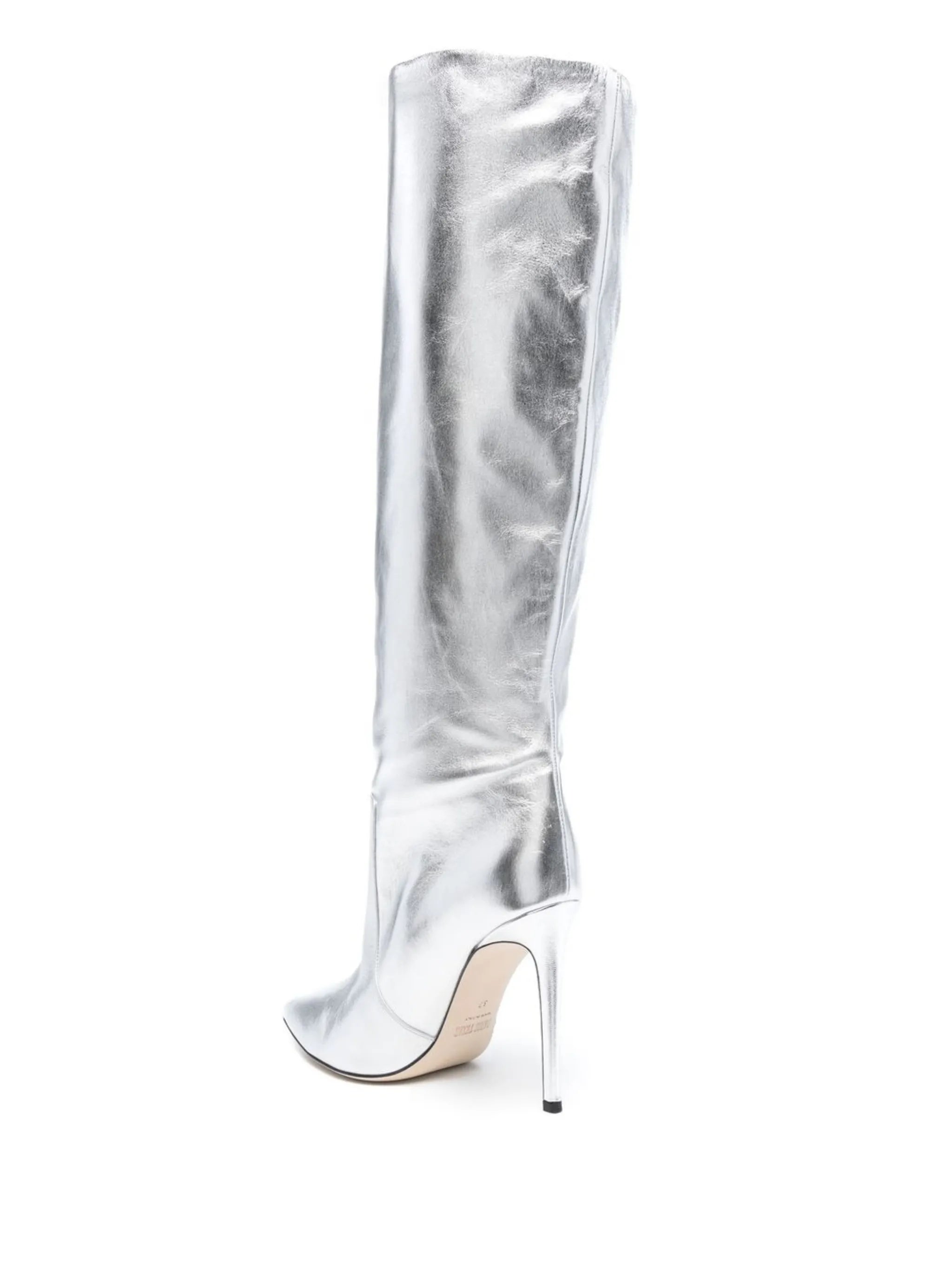 The Stiletto 105mm metallic boots