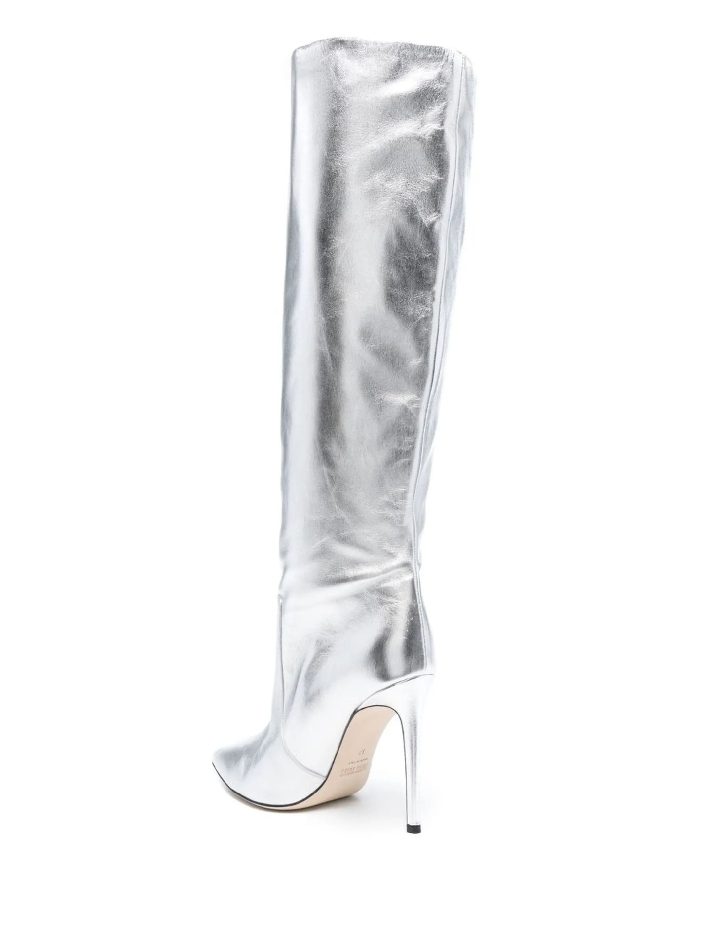 The Stiletto 105mm metallic boots