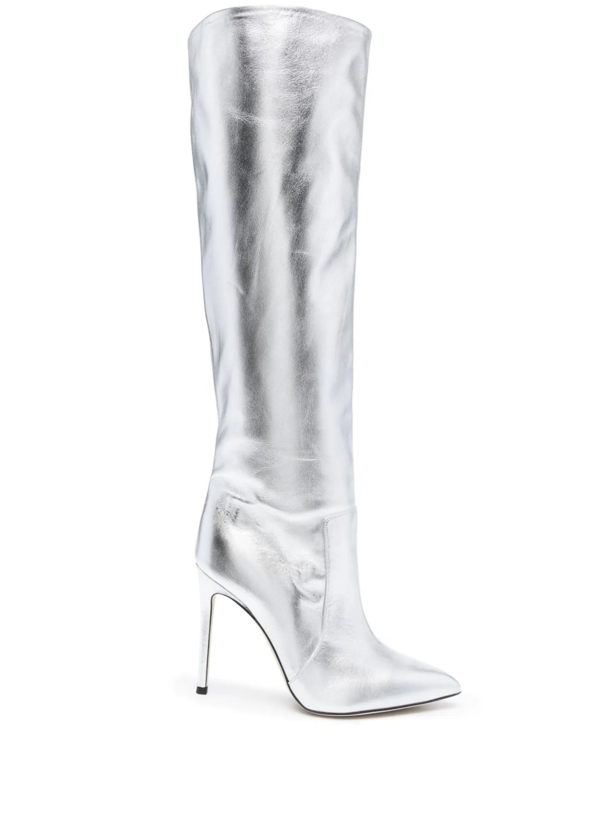 The Stiletto 105mm metallic boots
