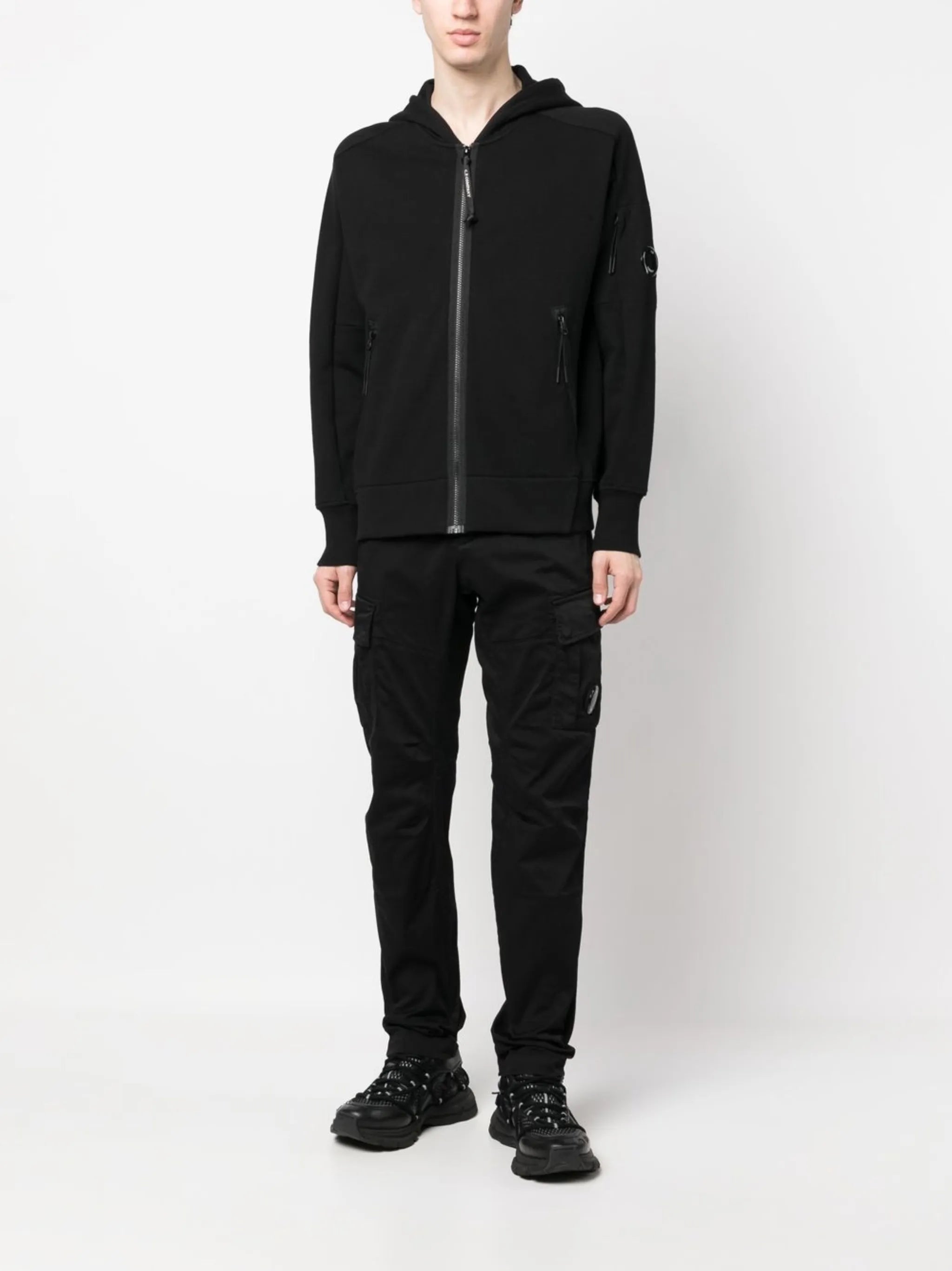 Lens-detail cargo pants