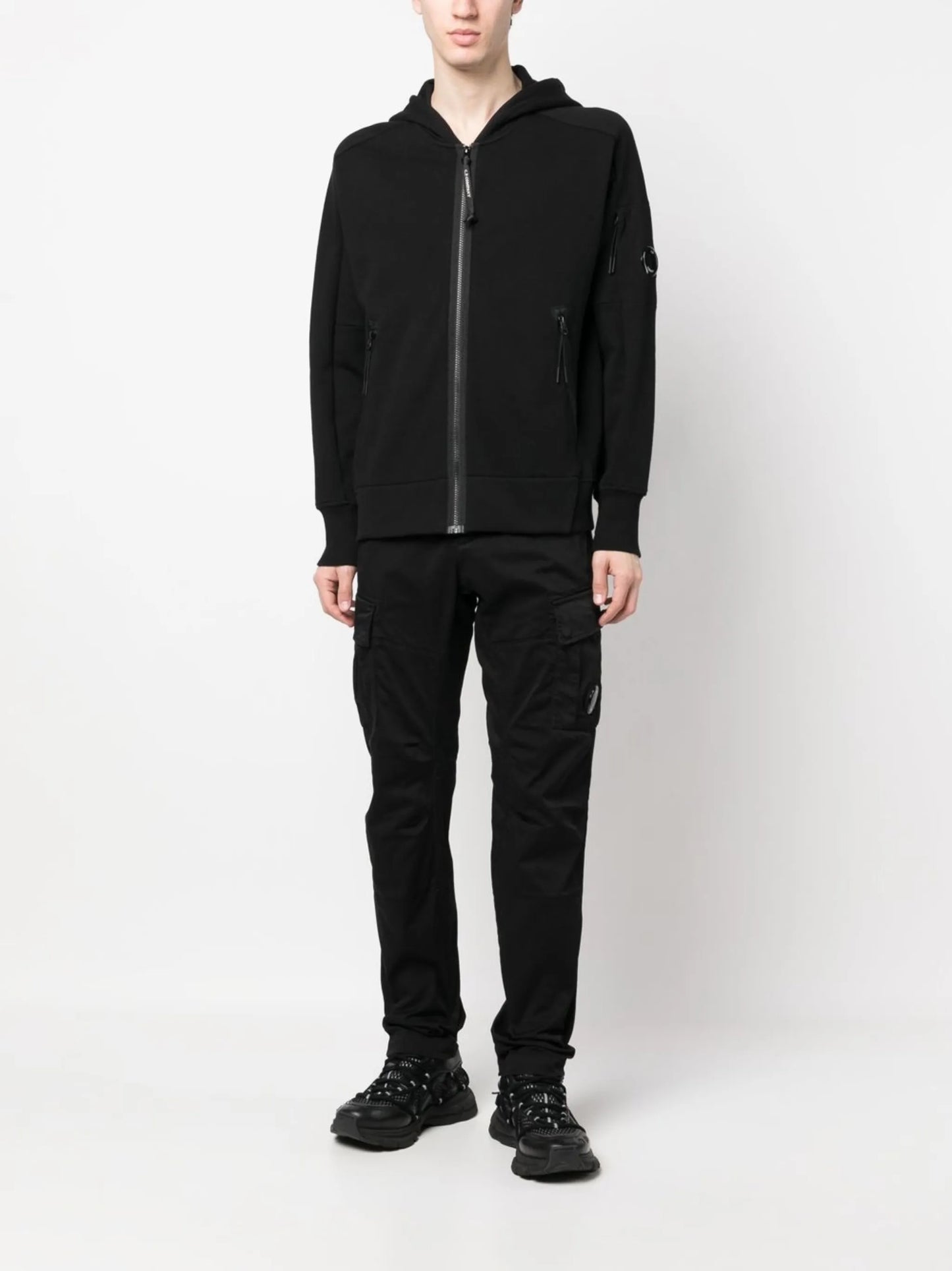 Lens-detail cargo pants