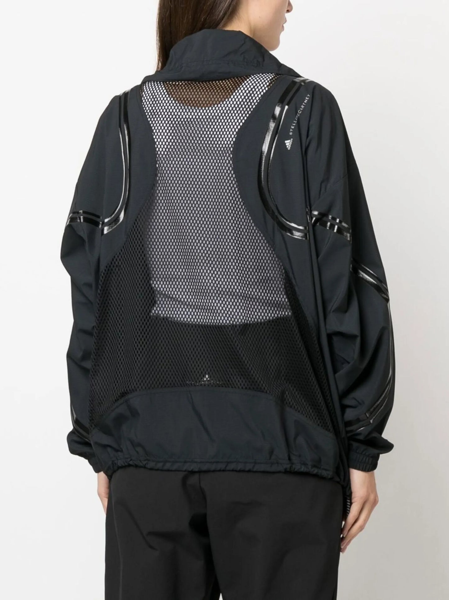 mesh-panel lightweight jacket