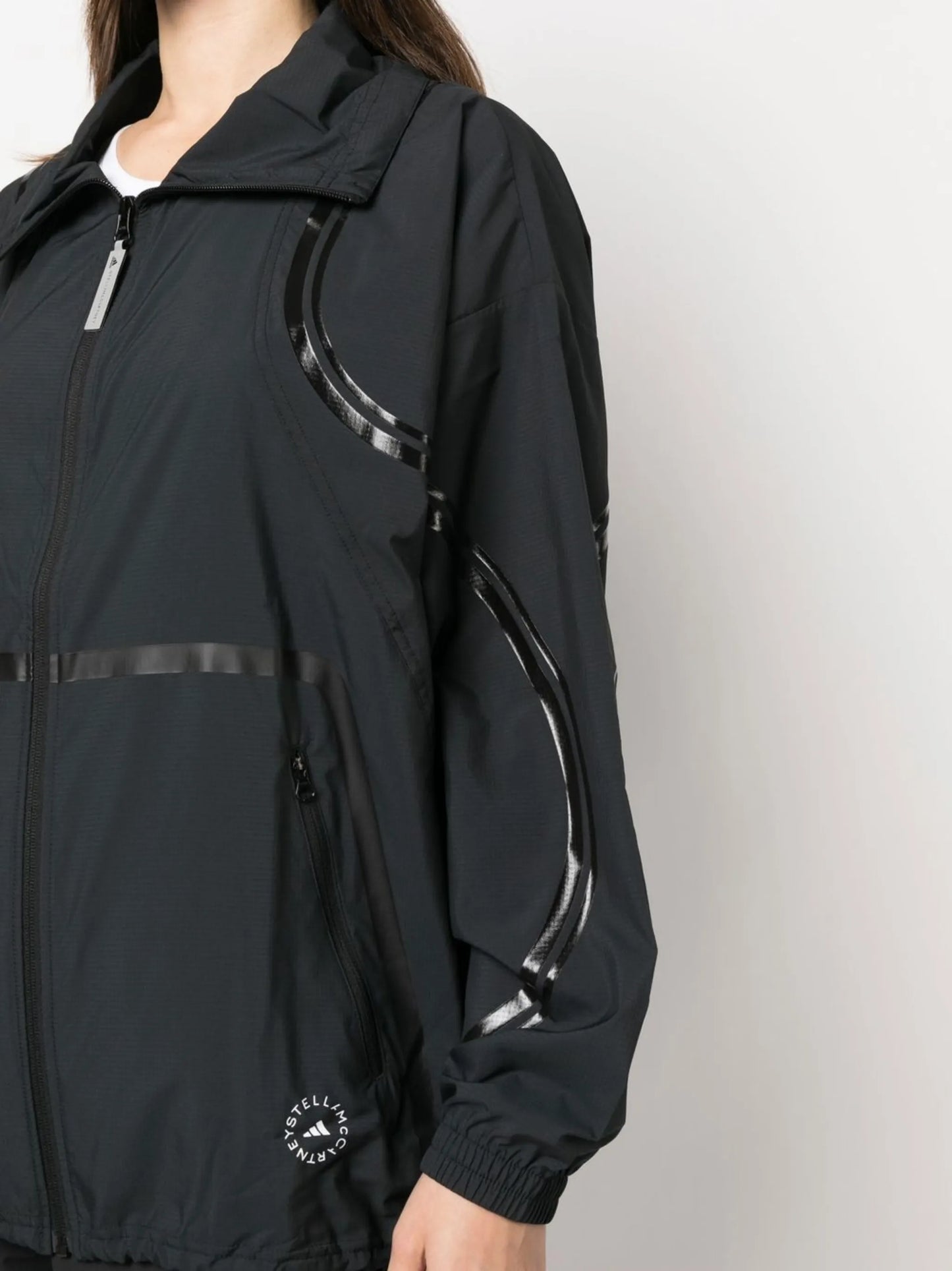 mesh-panel lightweight jacket