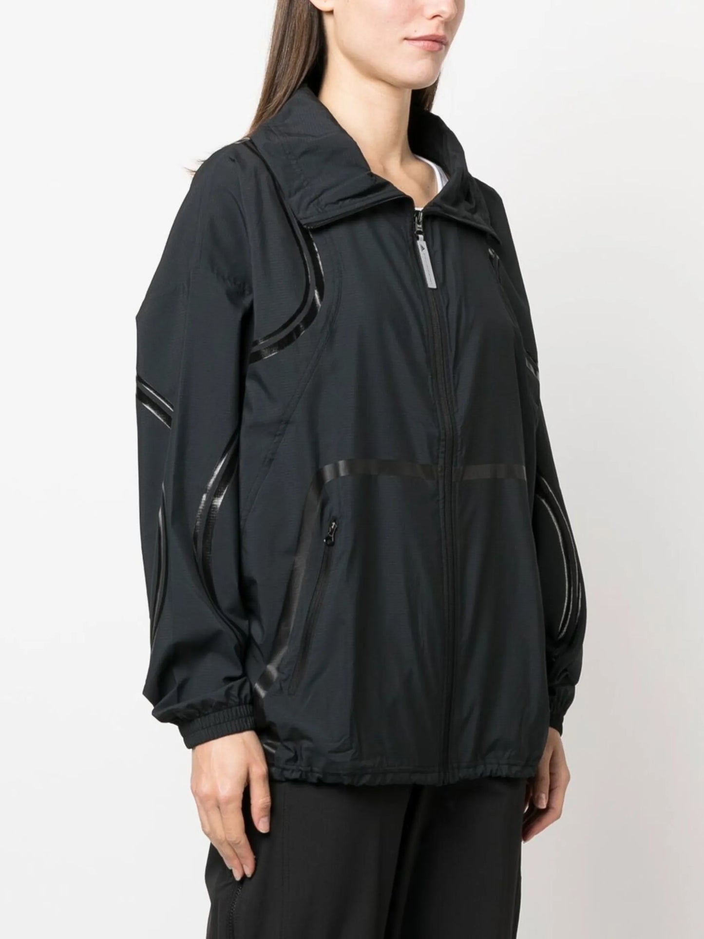mesh-panel lightweight jacket