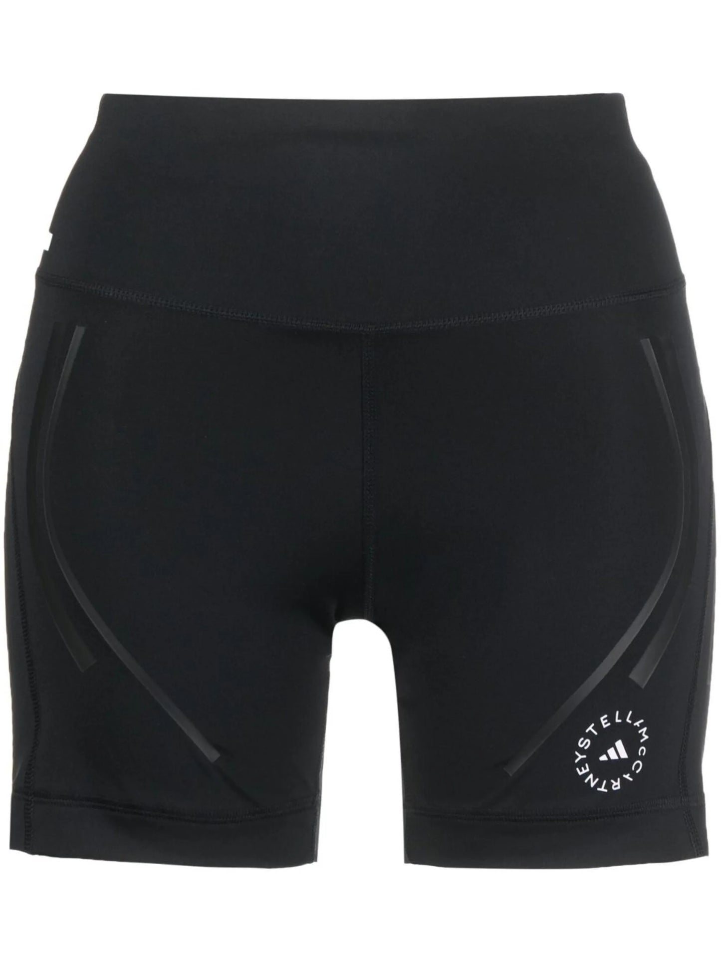 panelled logo-print performance shorts