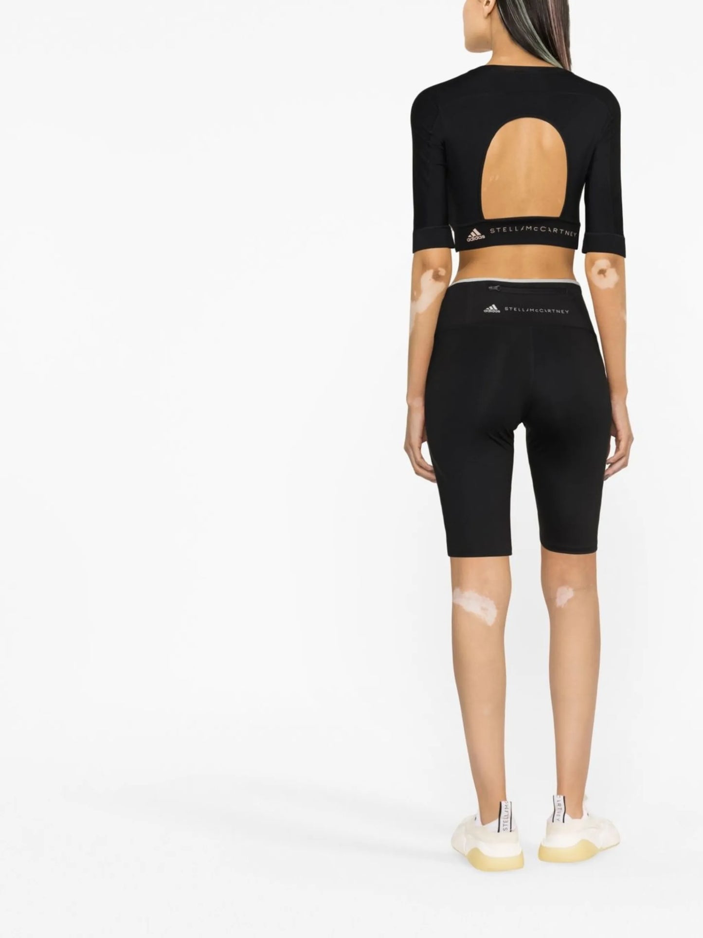 logo-print cycling shorts