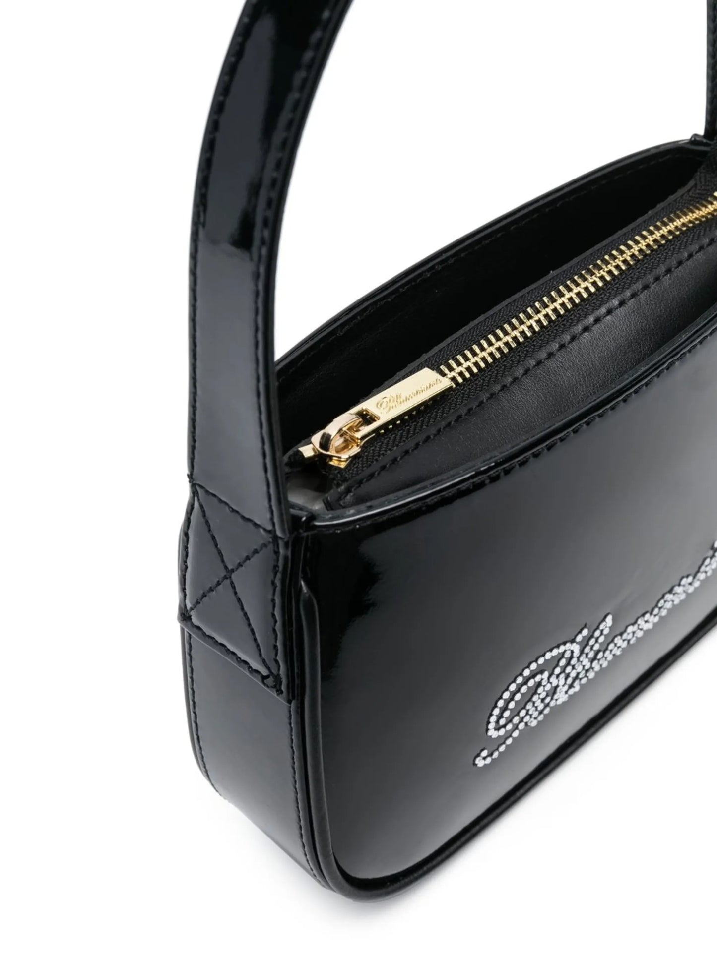 rhinestone-embellished mini bag