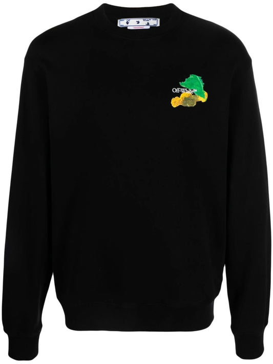 Brush Arrow crew-neck sweatshirt