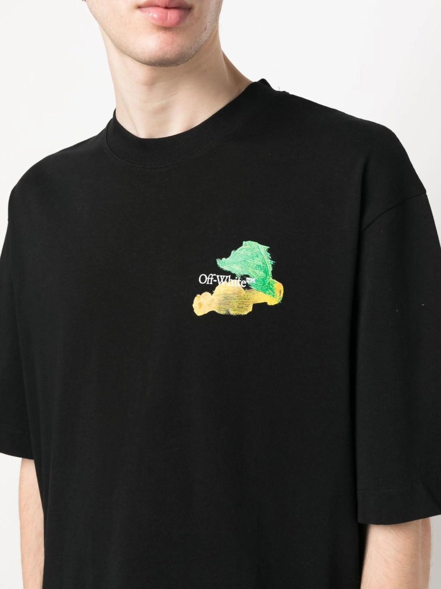 Brush Arrow logo-print T-shirt