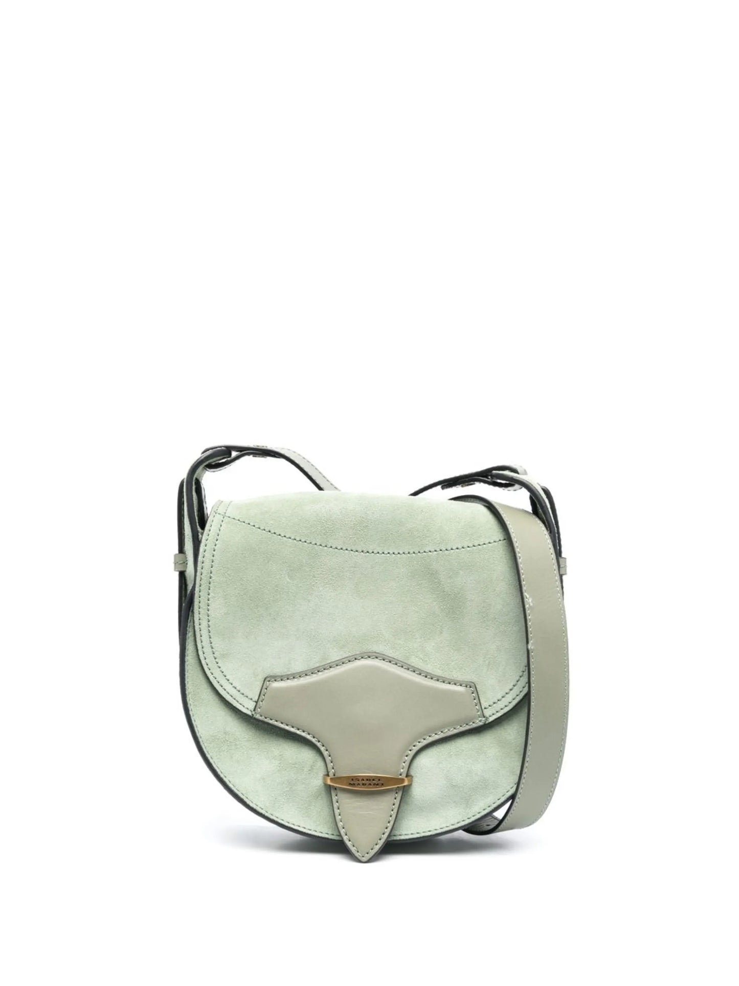 suede saddle crossbody bag