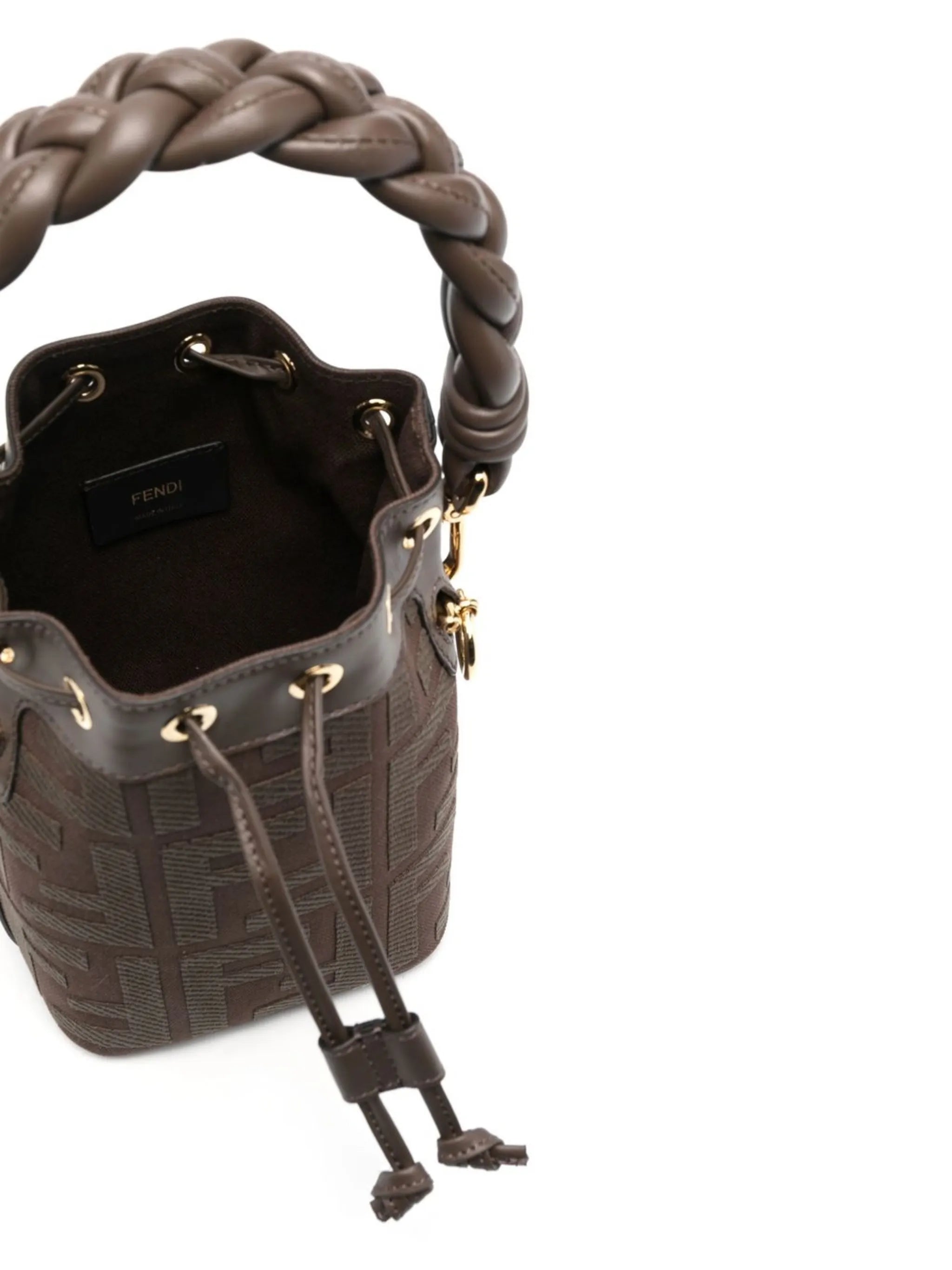FF-jacquard bucket bag