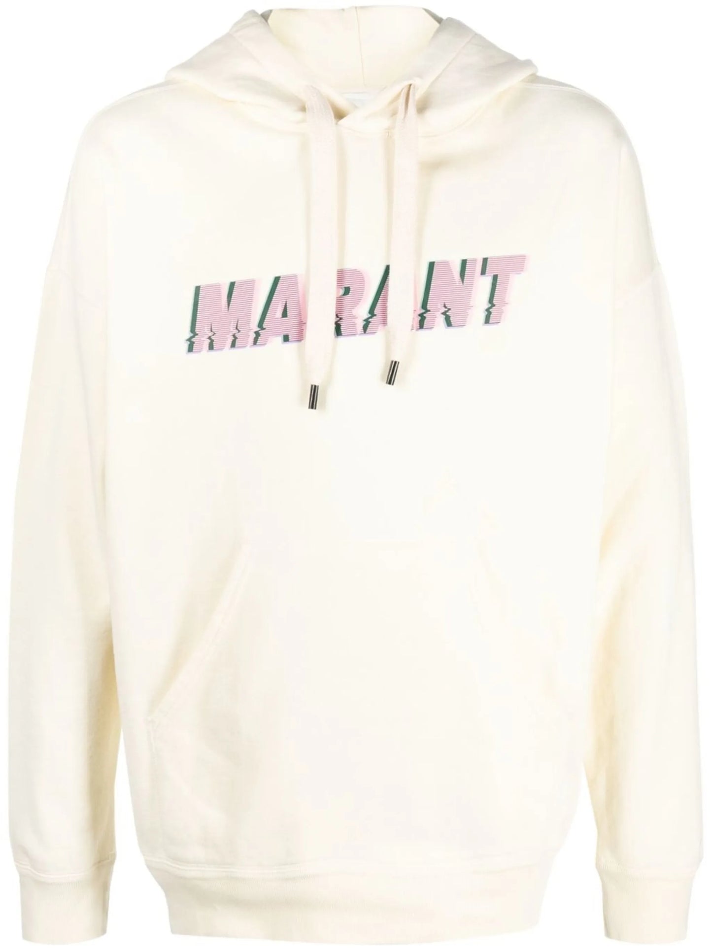 logo-print drawstring hoodie