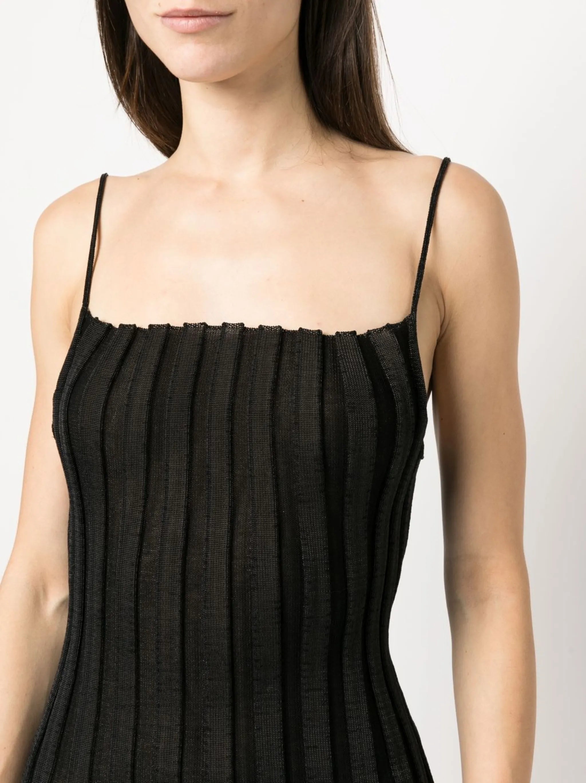 Katrine rib-knit dress