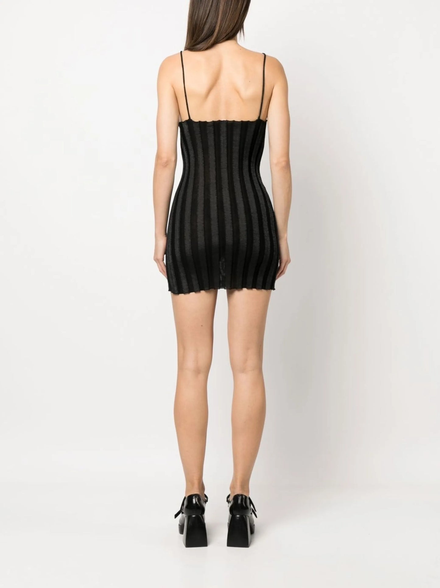 Katrine rib-knit dress
