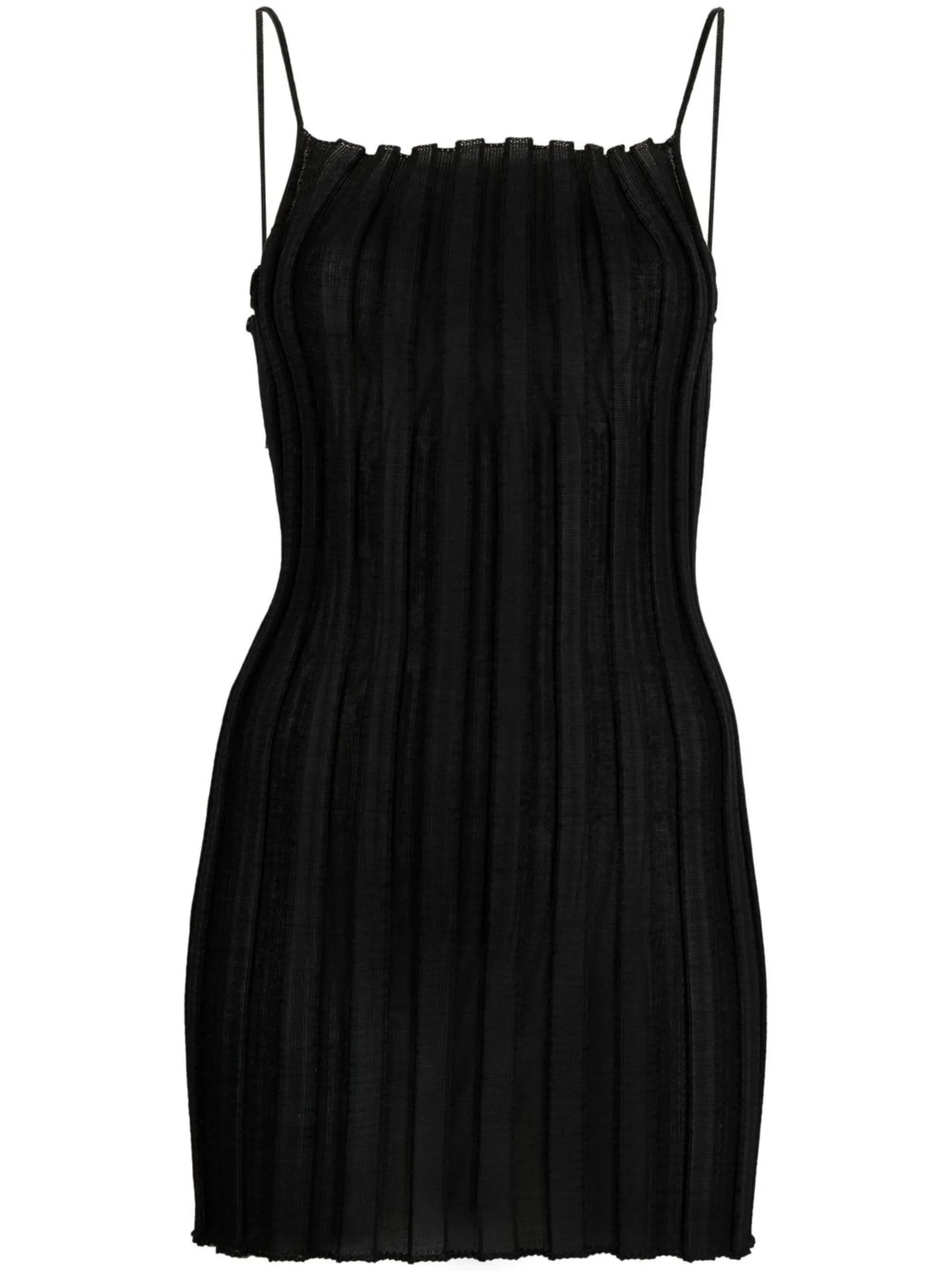 Katrine rib-knit dress