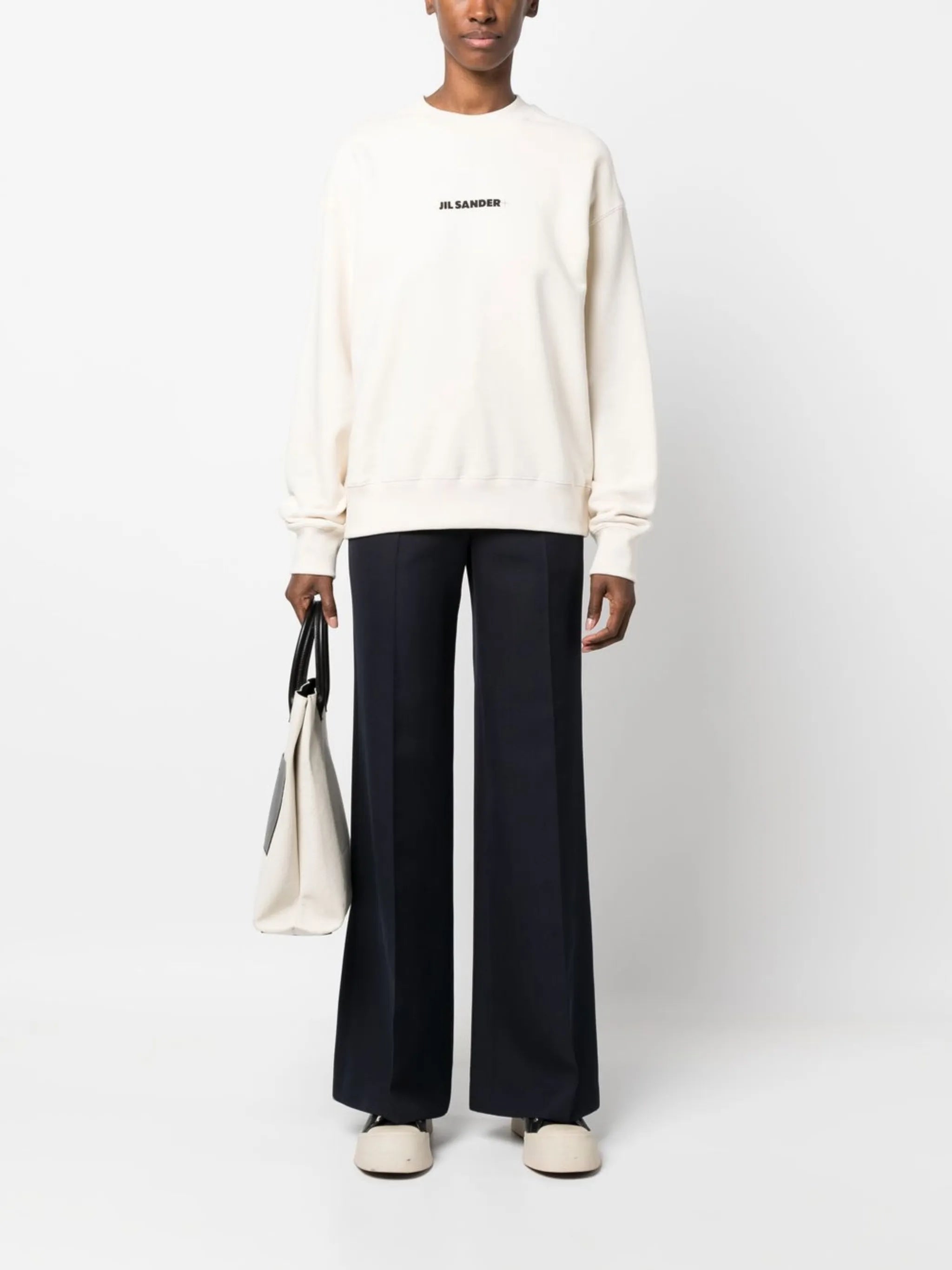 logo-print cotton sweatshirt