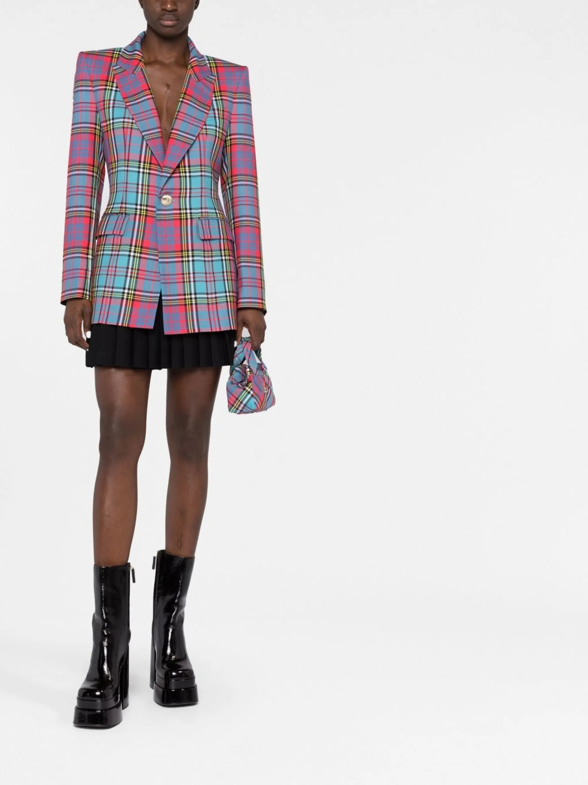 Lelio checked blazer