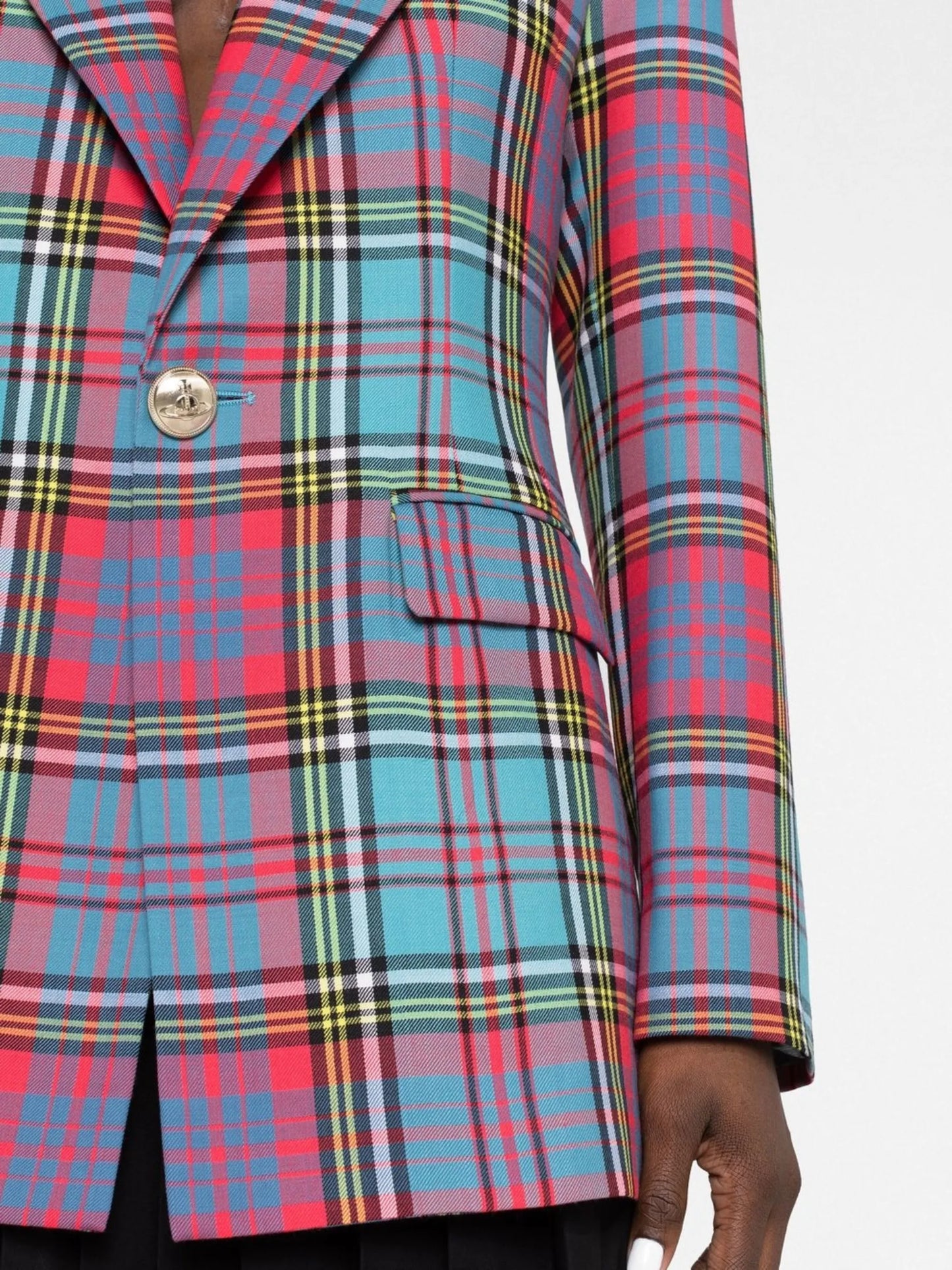 Lelio checked blazer