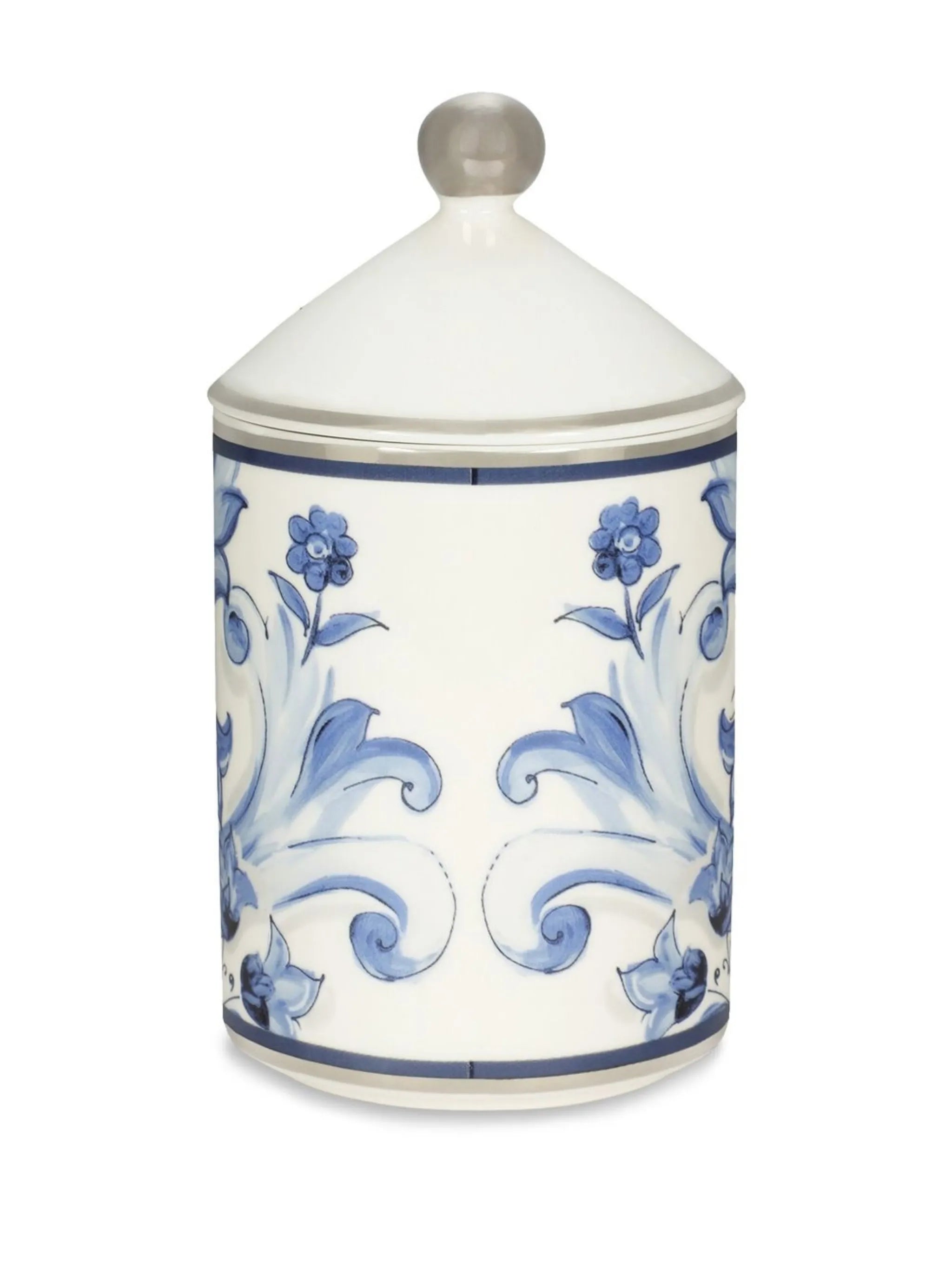 abstract-print scented candle