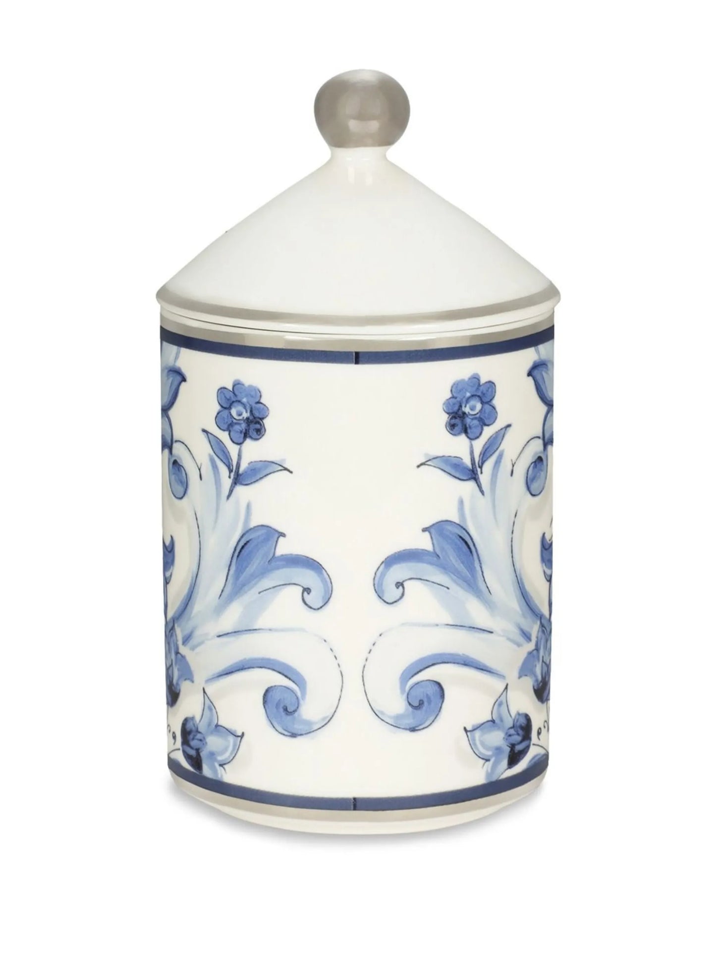 abstract-print scented candle