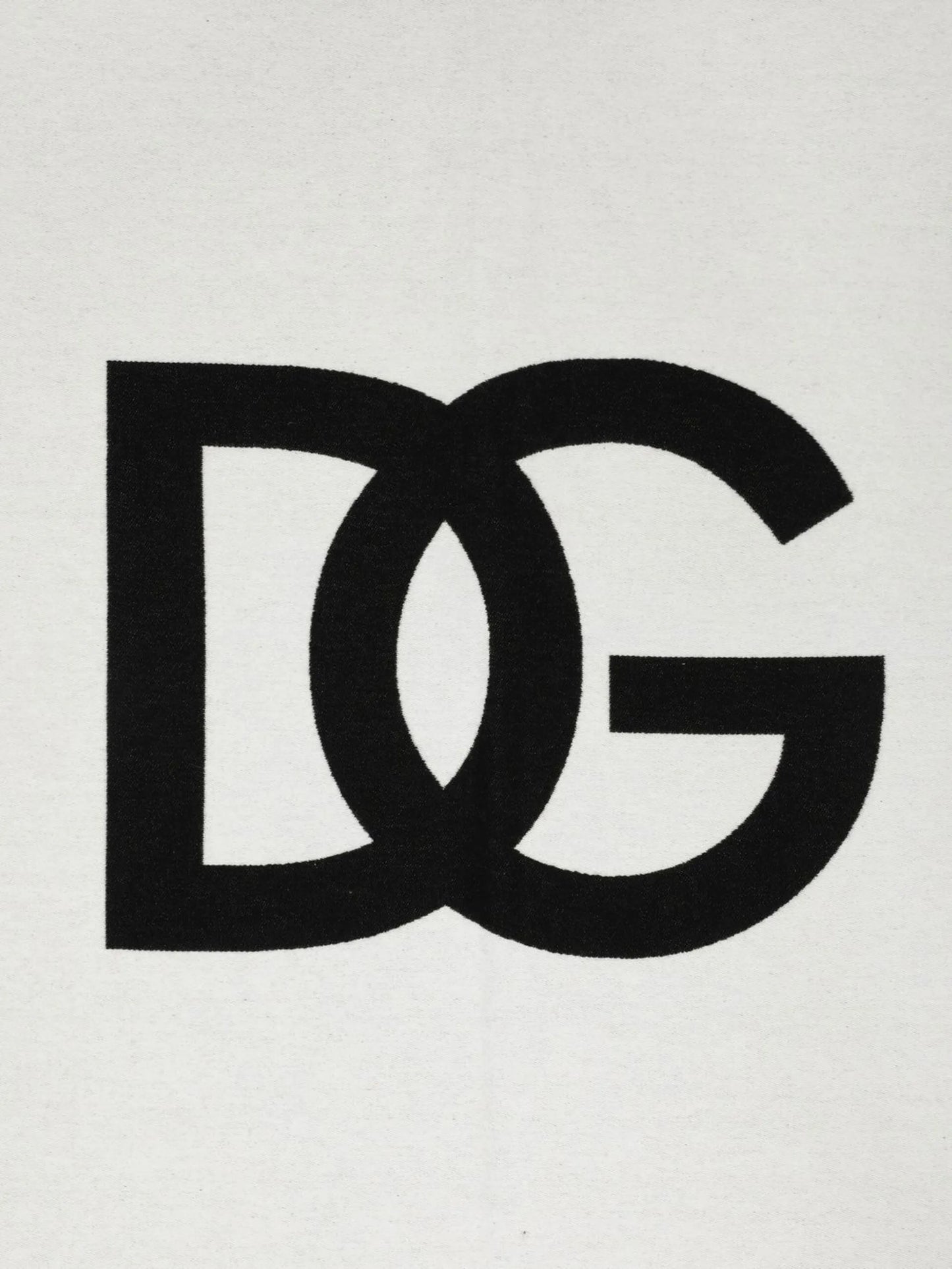 logo pattern cotton blanket