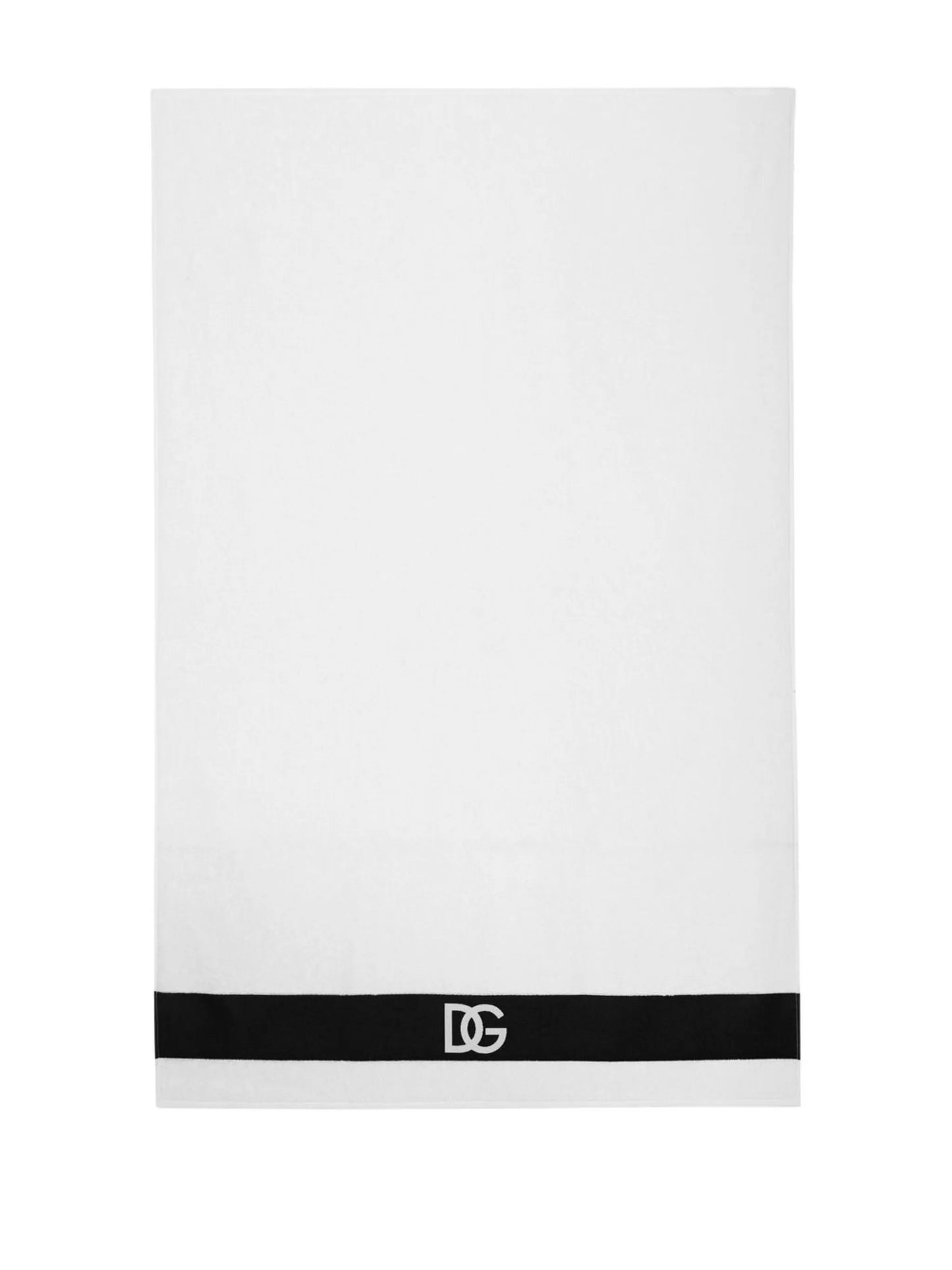 logo-print bath towel
