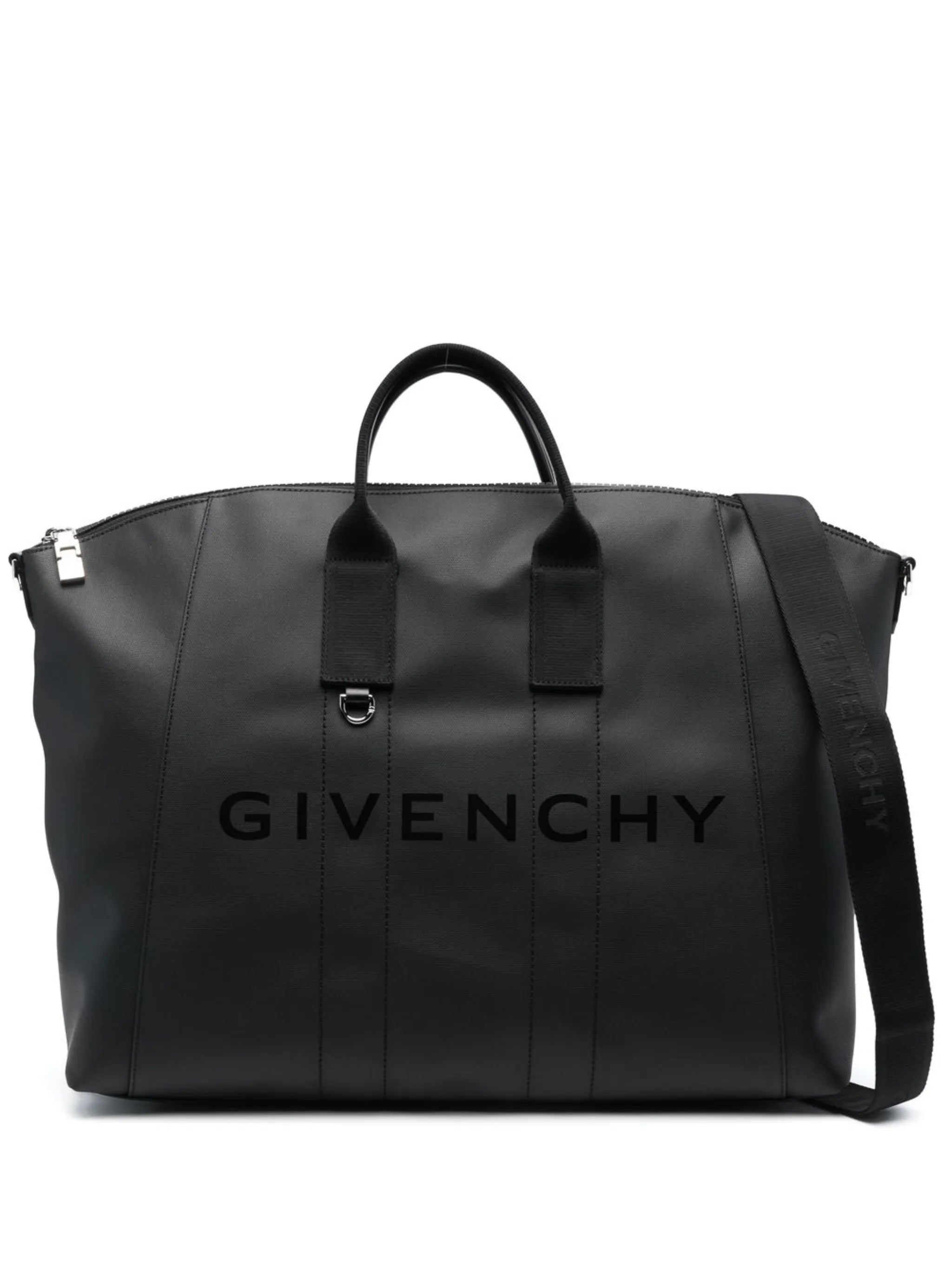 logo-print holdall bag