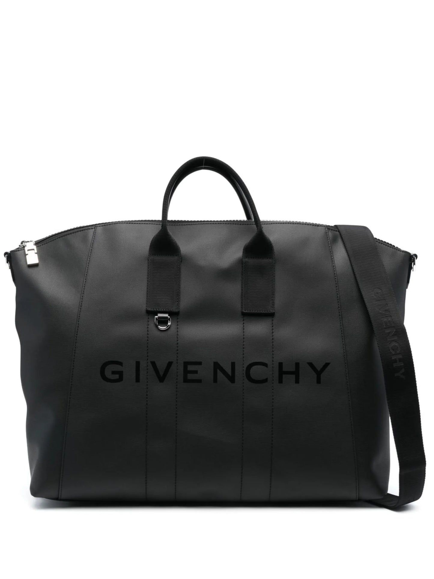 logo-print holdall bag